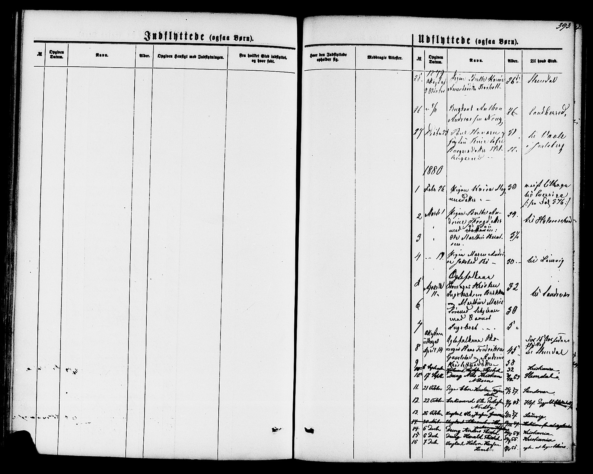 Lardal kirkebøker, SAKO/A-350/F/Fa/L0007: Parish register (official) no. I 7, 1861-1880, p. 393