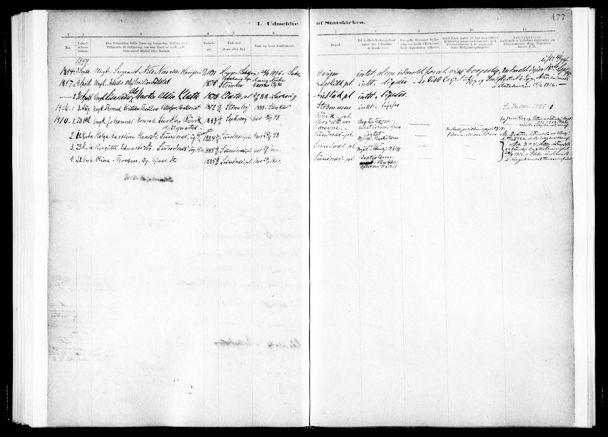 Ministerialprotokoller, klokkerbøker og fødselsregistre - Nord-Trøndelag, SAT/A-1458/730/L0285: Parish register (official) no. 730A10, 1879-1914, p. 477
