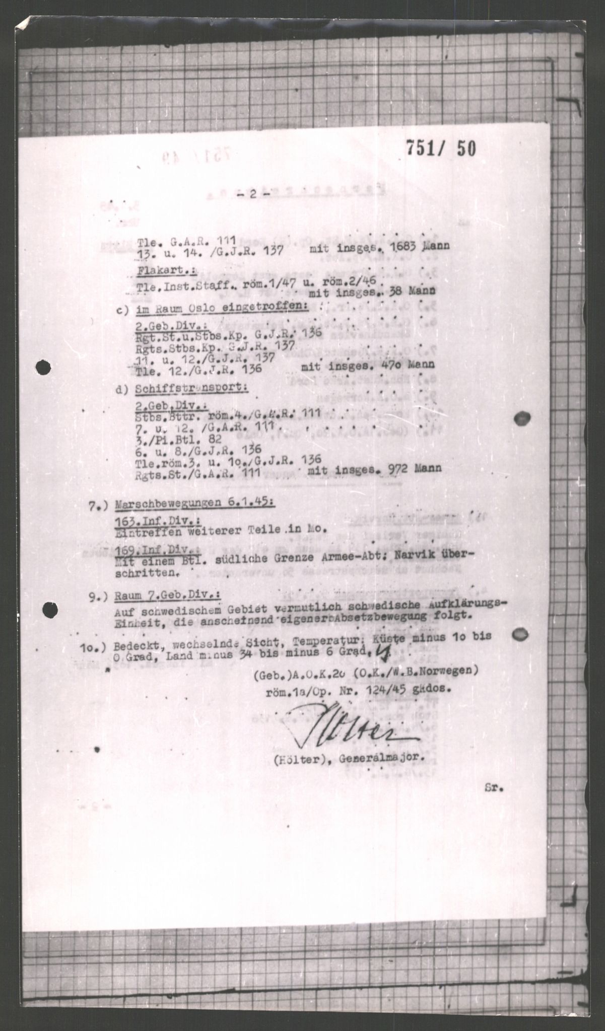 Forsvarets Overkommando. 2 kontor. Arkiv 11.4. Spredte tyske arkivsaker, AV/RA-RAFA-7031/D/Dar/Dara/L0001: Krigsdagbøker for 20. Gebirgs-Armee-Oberkommando (AOK 20), 1944-1945, p. 439