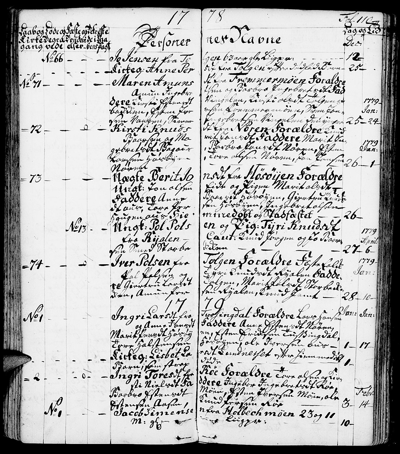 Tolga prestekontor, SAH/PREST-062/K/L0002: Parish register (official) no. 2, 1768-1786, p. 110