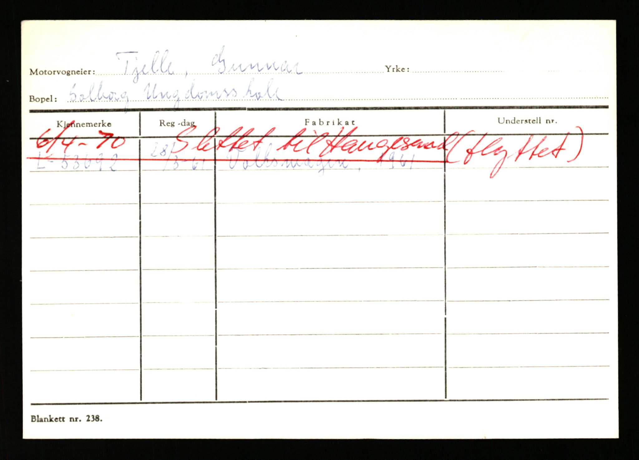 Stavanger trafikkstasjon, AV/SAST-A-101942/0/H/L0038: Sørbø - Tjeltveit, 1930-1971, p. 2761