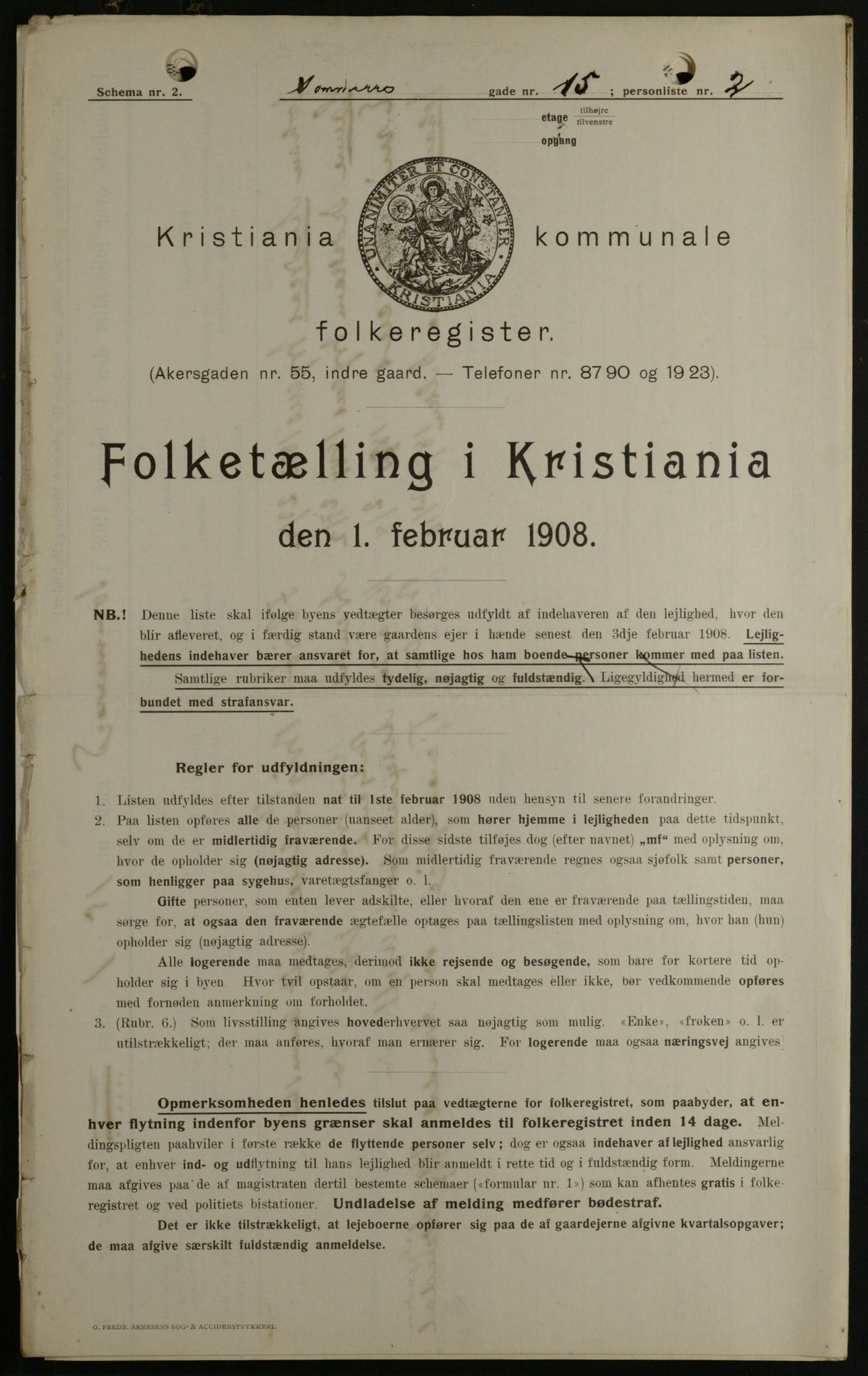 OBA, Municipal Census 1908 for Kristiania, 1908, p. 89863