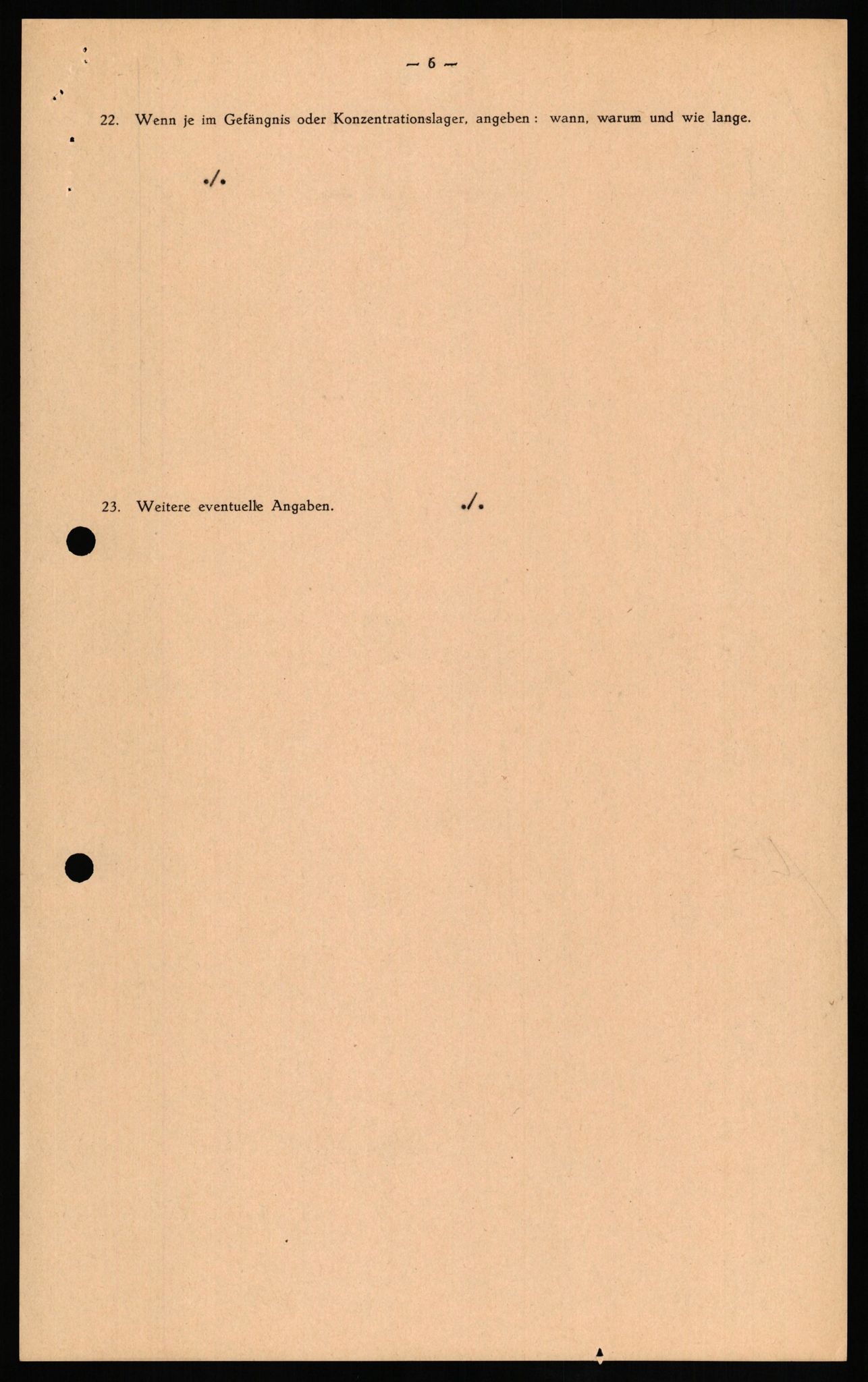 Forsvaret, Forsvarets overkommando II, AV/RA-RAFA-3915/D/Db/L0019: CI Questionaires. Tyske okkupasjonsstyrker i Norge. Tyskere., 1945-1946, p. 345