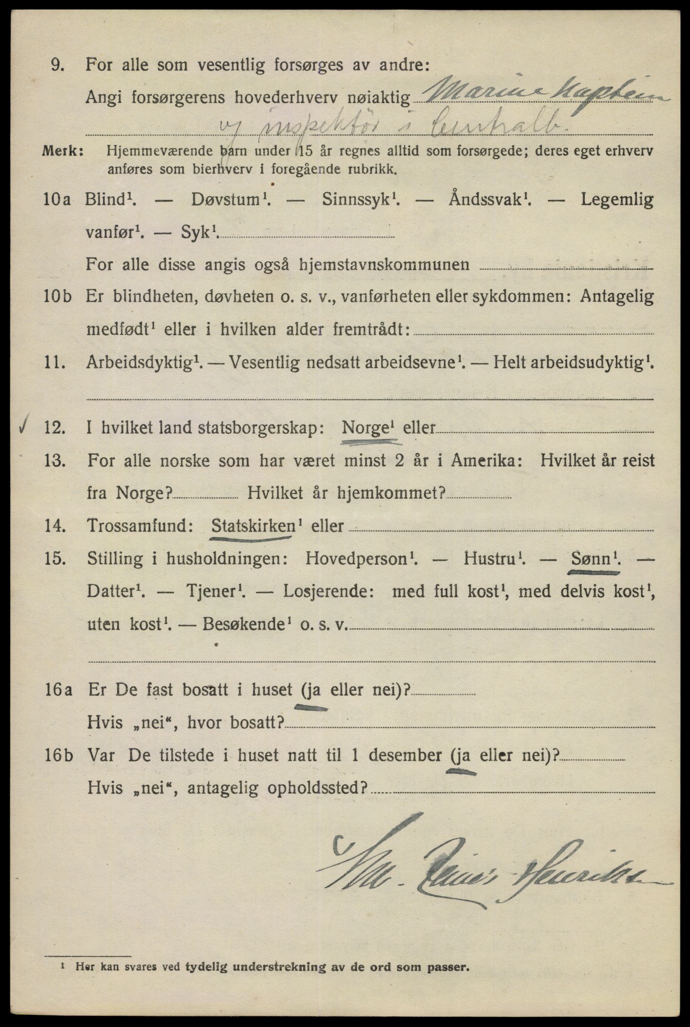 SAO, 1920 census for Kristiania, 1920, p. 233482