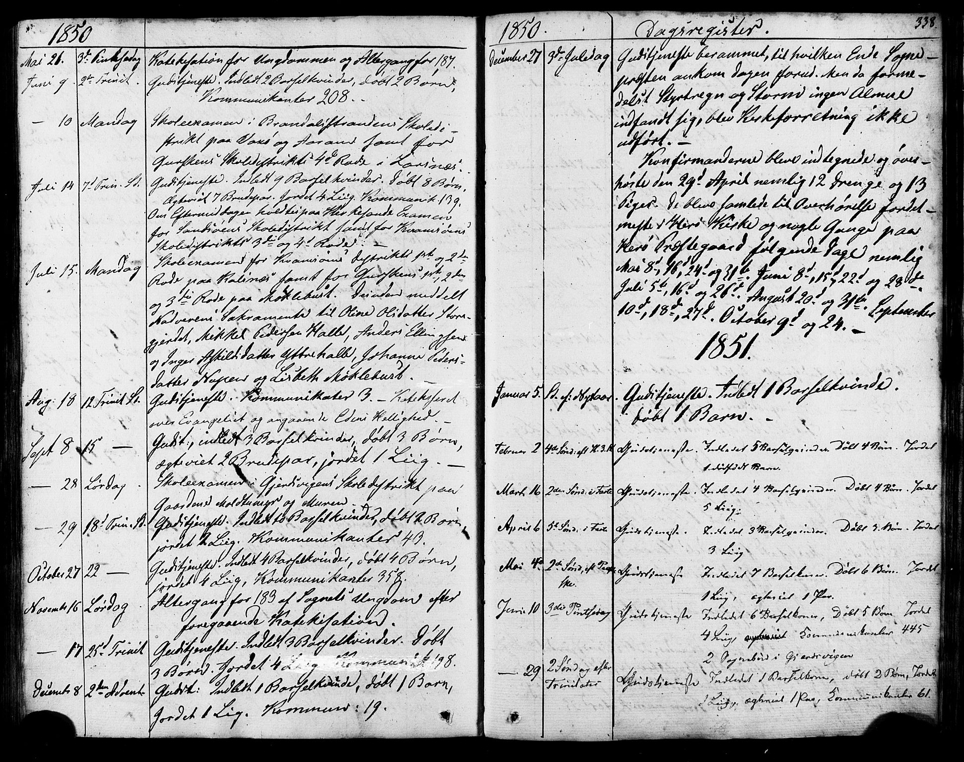 Ministerialprotokoller, klokkerbøker og fødselsregistre - Møre og Romsdal, AV/SAT-A-1454/503/L0034: Parish register (official) no. 503A02, 1841-1884, p. 338