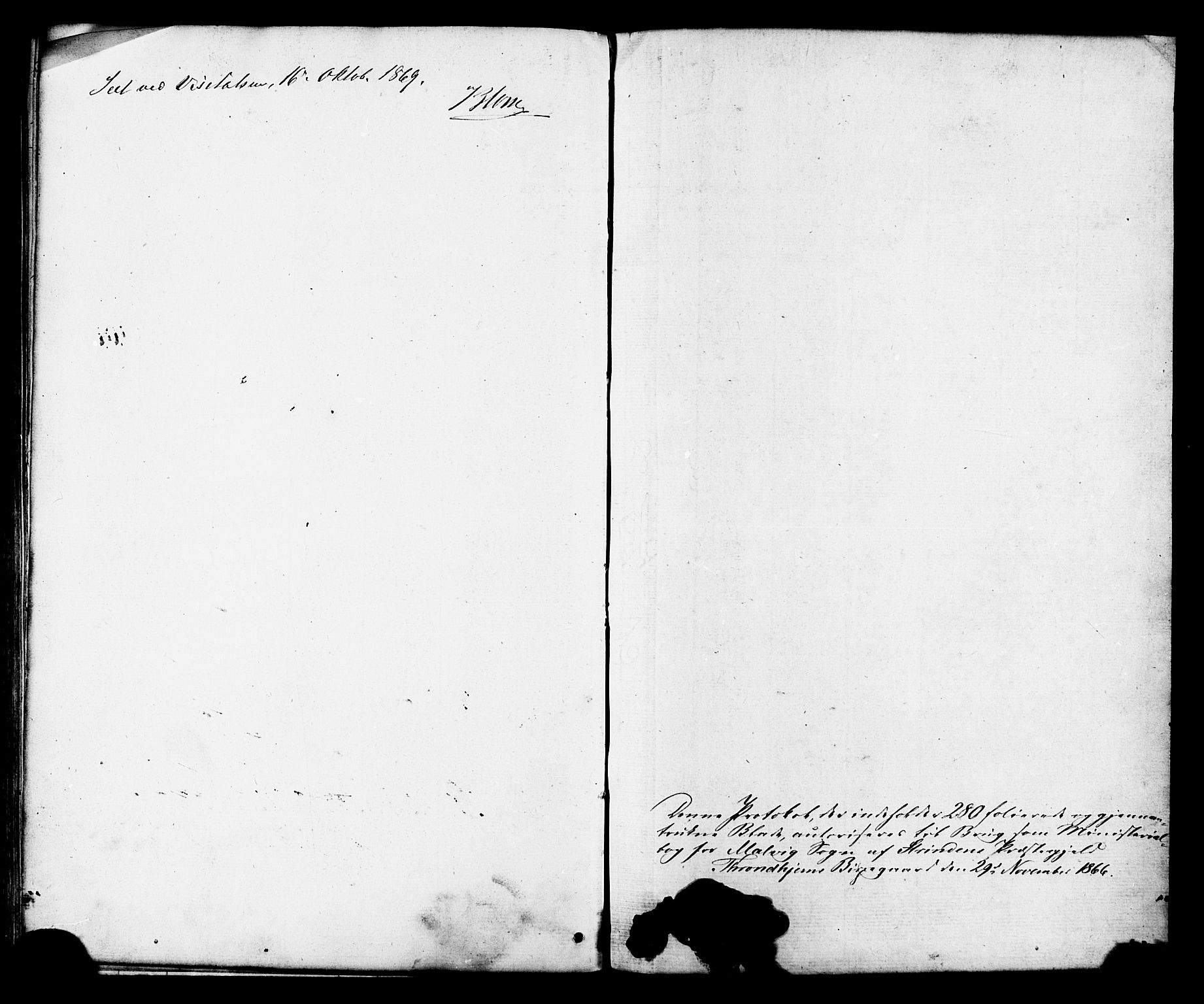 Ministerialprotokoller, klokkerbøker og fødselsregistre - Sør-Trøndelag, SAT/A-1456/616/L0409: Parish register (official) no. 616A06, 1865-1877