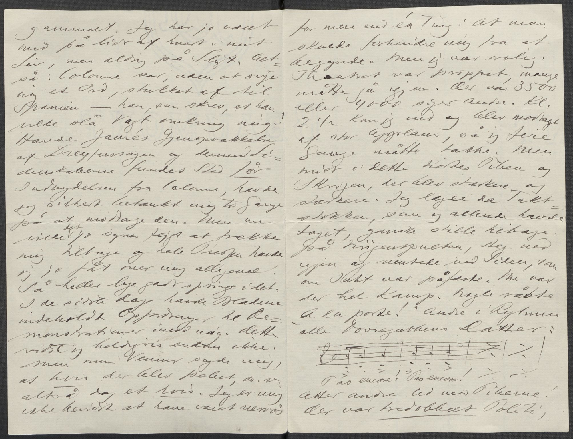 Beyer, Frants, AV/RA-PA-0132/F/L0001: Brev fra Edvard Grieg til Frantz Beyer og "En del optegnelser som kan tjene til kommentar til brevene" av Marie Beyer, 1872-1907, p. 706