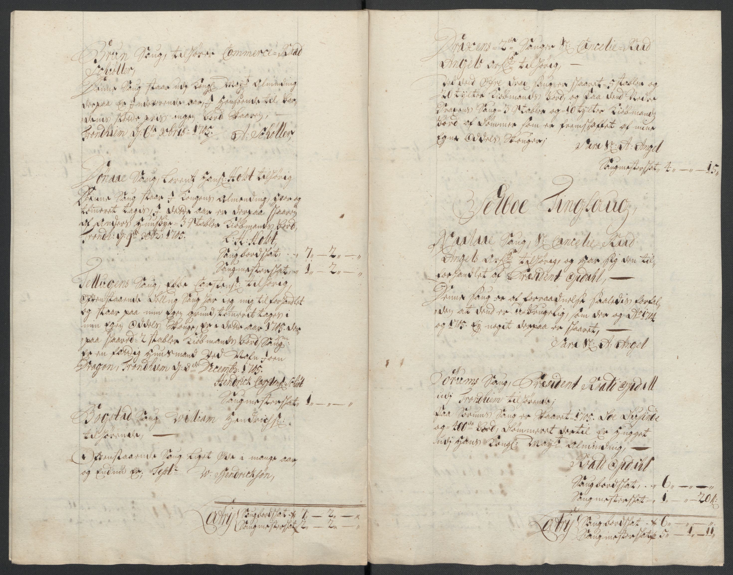 Rentekammeret inntil 1814, Reviderte regnskaper, Fogderegnskap, AV/RA-EA-4092/R61/L4109: Fogderegnskap Strinda og Selbu, 1704-1706, p. 382