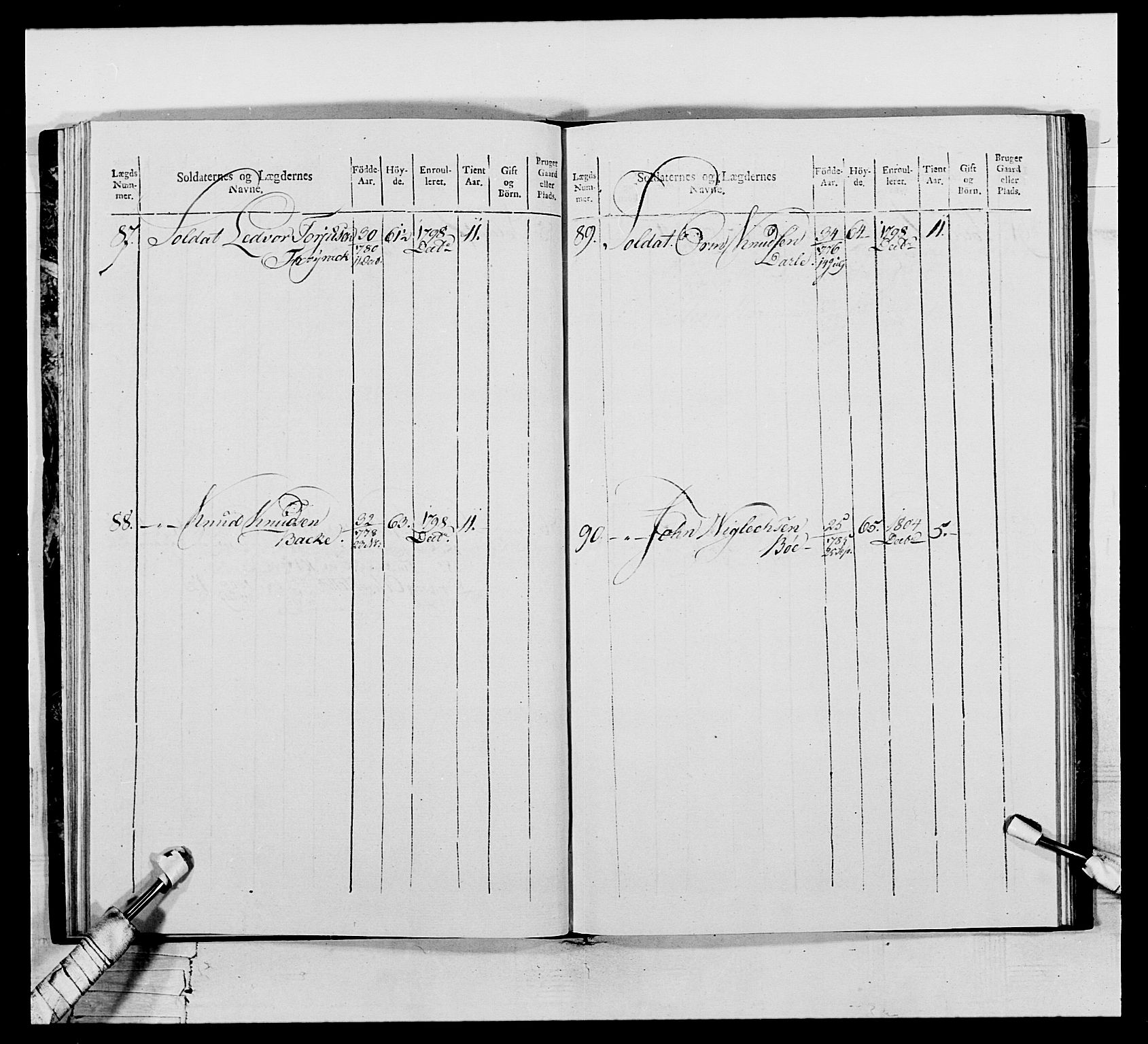 Generalitets- og kommissariatskollegiet, Det kongelige norske kommissariatskollegium, AV/RA-EA-5420/E/Eh/L0111: Vesterlenske nasjonale infanteriregiment, 1810, p. 172