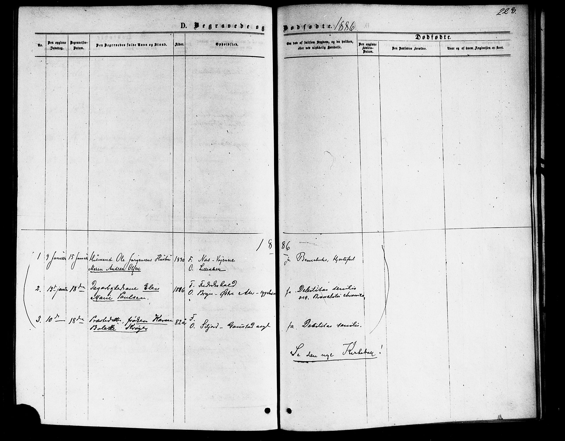 Vestre Aker prestekontor Kirkebøker, AV/SAO-A-10025/F/Fa/L0006: Parish register (official) no. 6, 1873-1886, p. 223