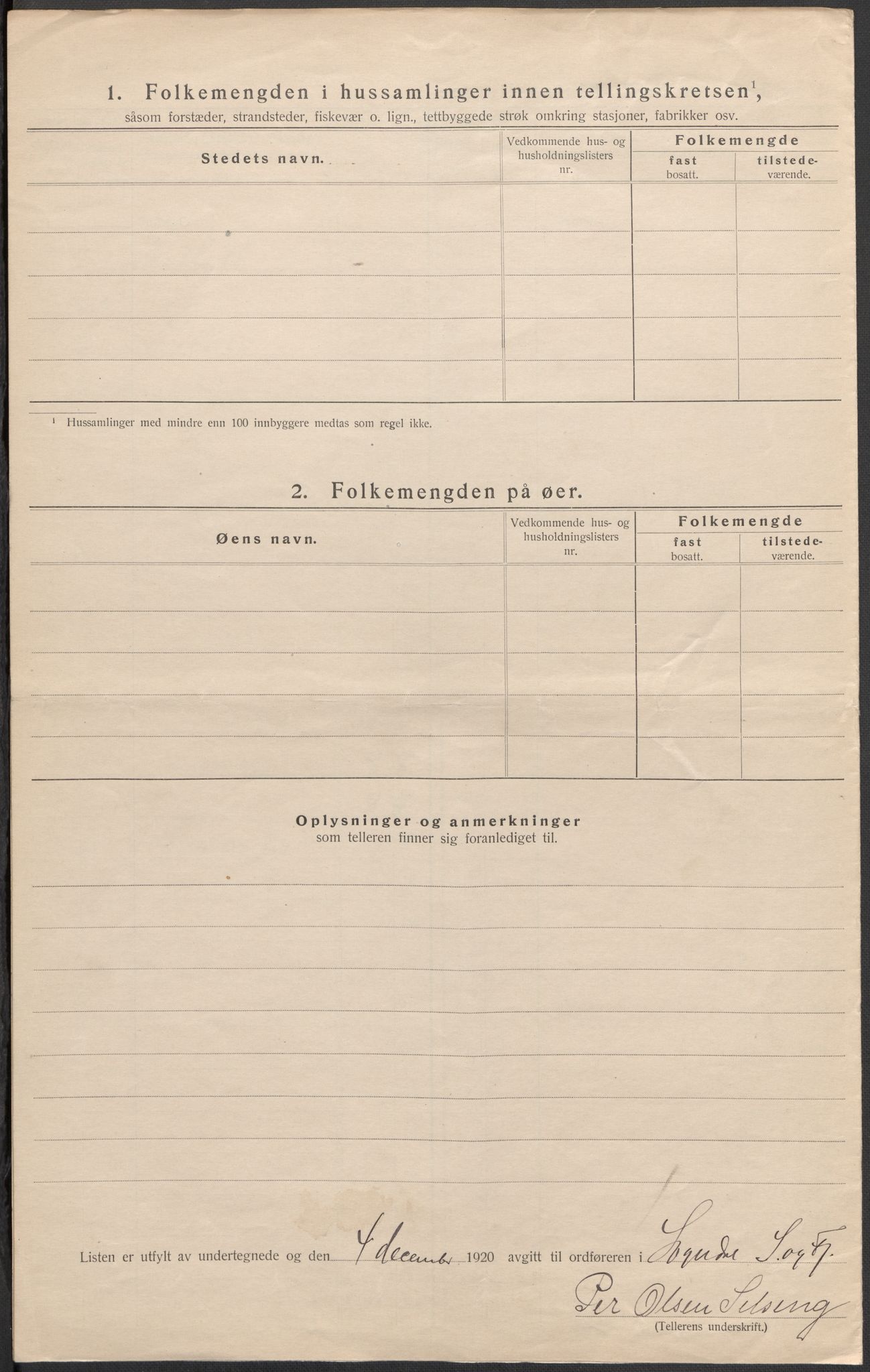 SAB, 1920 census for Sogndal, 1920, p. 46