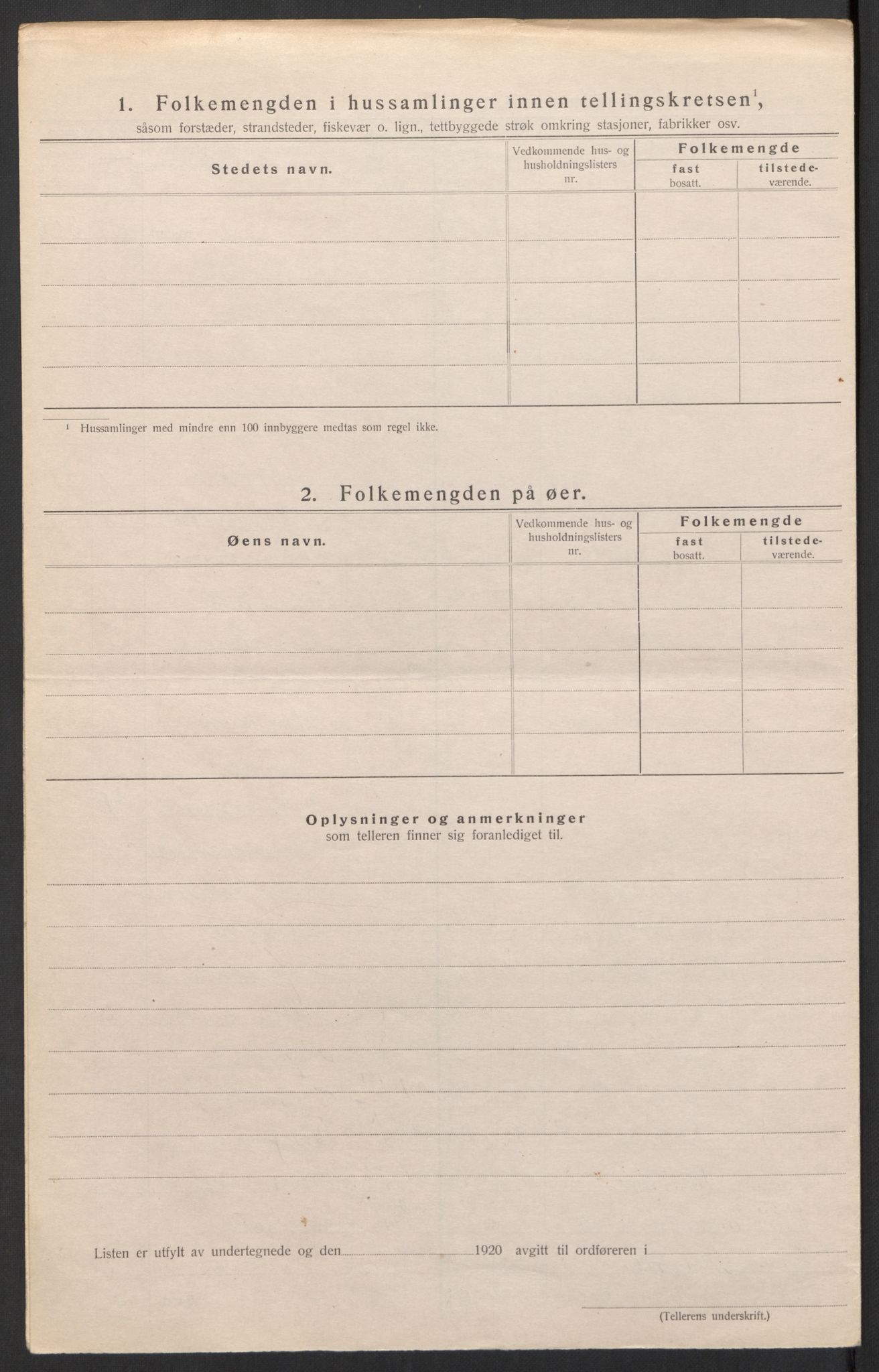 SAH, 1920 census for Sør-Fron, 1920, p. 20