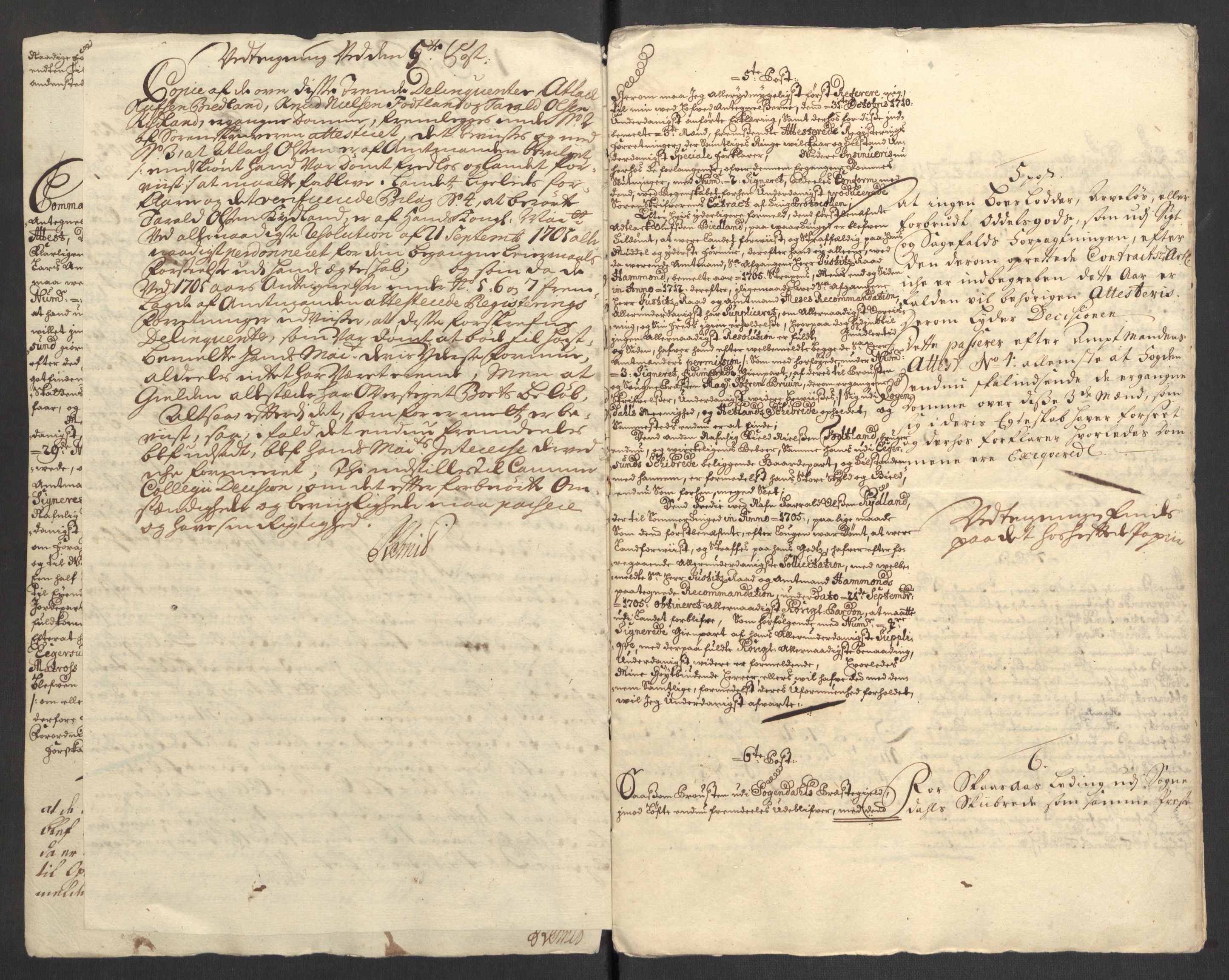 Rentekammeret inntil 1814, Reviderte regnskaper, Fogderegnskap, AV/RA-EA-4092/R46/L2733: Fogderegnskap Jæren og Dalane, 1705-1708, p. 107