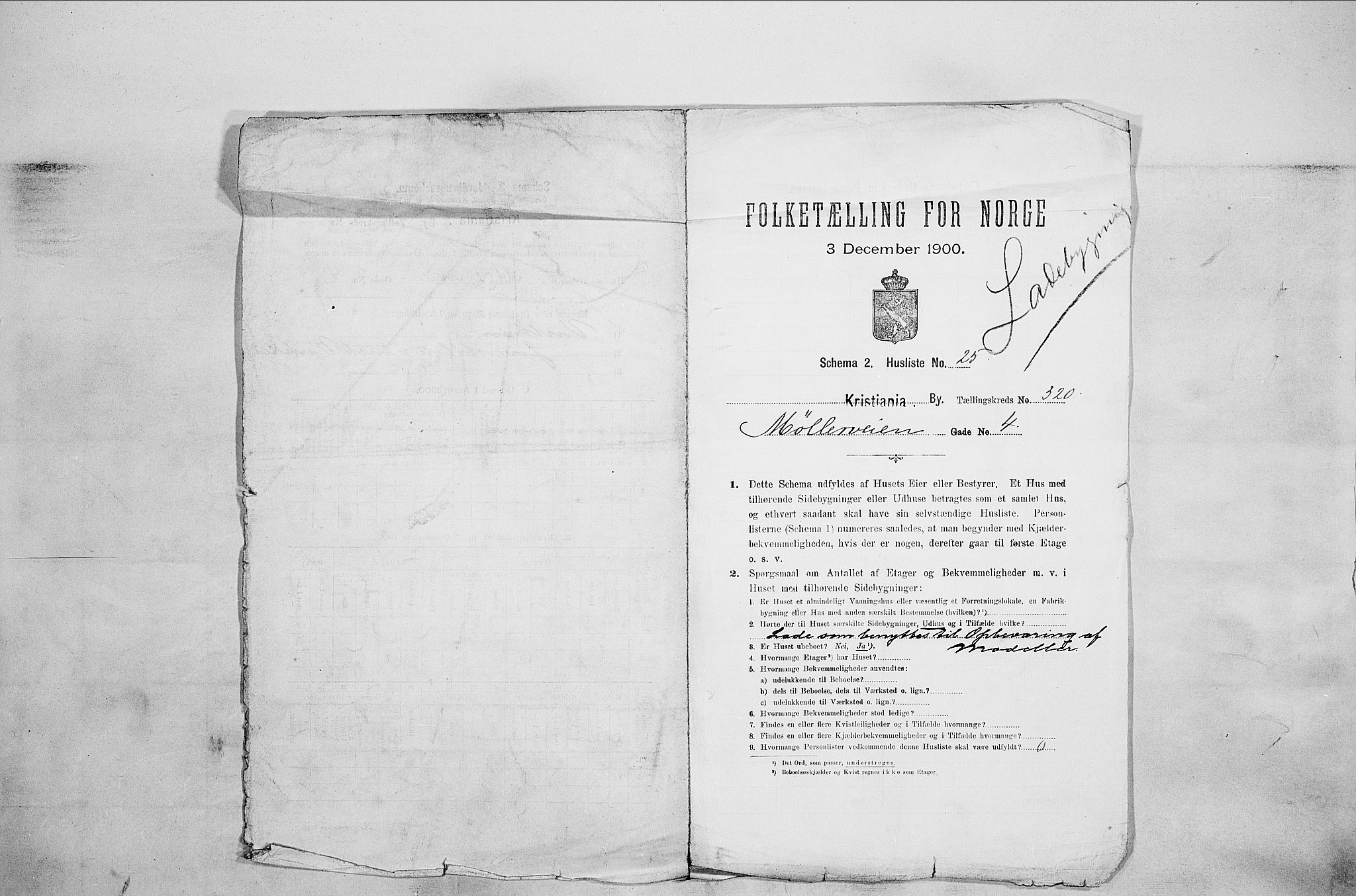 SAO, 1900 census for Kristiania, 1900, p. 62449