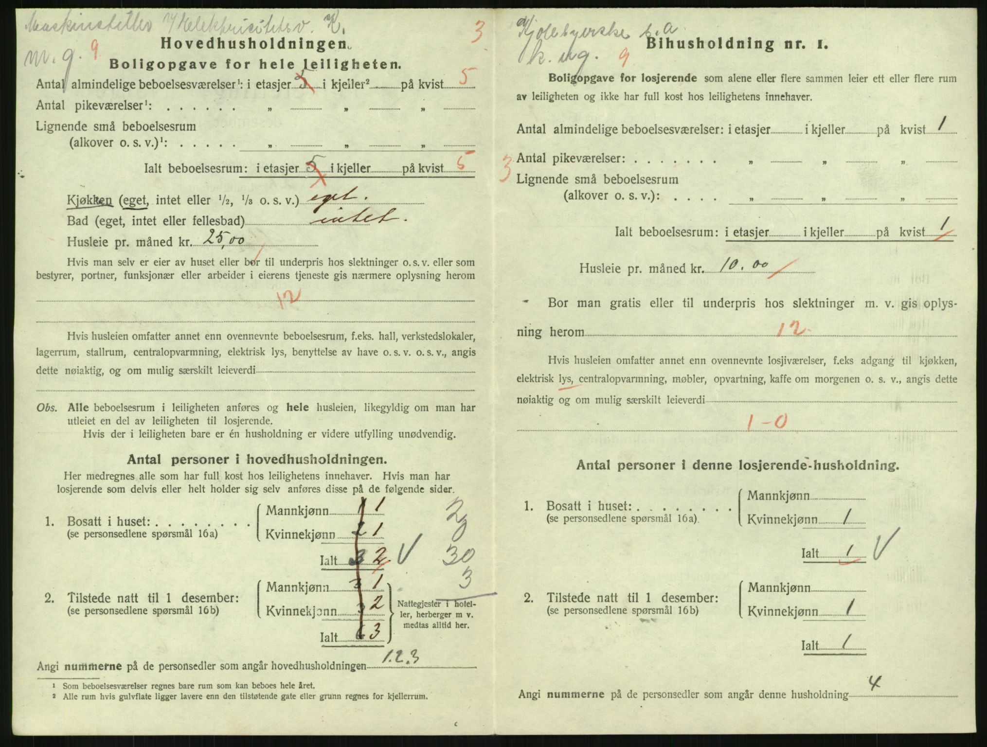 SAH, 1920 census for Gjøvik, 1920, p. 1535