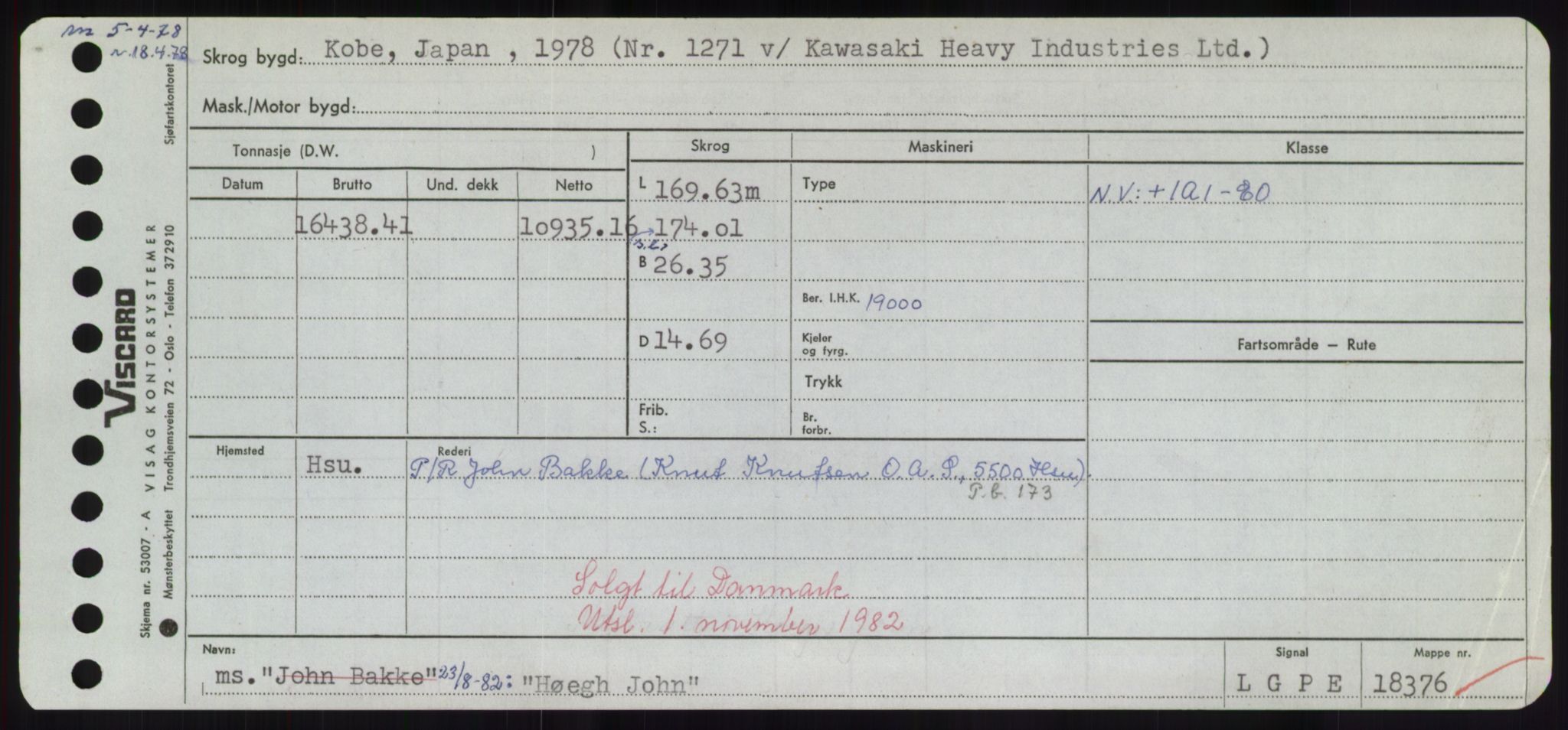 Sjøfartsdirektoratet med forløpere, Skipsmålingen, RA/S-1627/H/Hd/L0017: Fartøy, Holi-Hå, p. 365