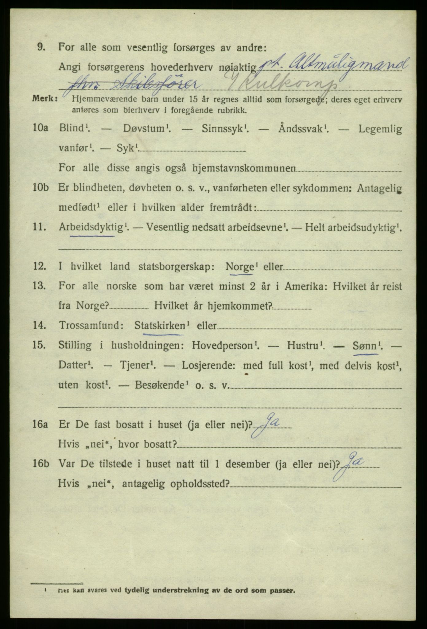 SAB, 1920 census for Laksevåg, 1920, p. 8915