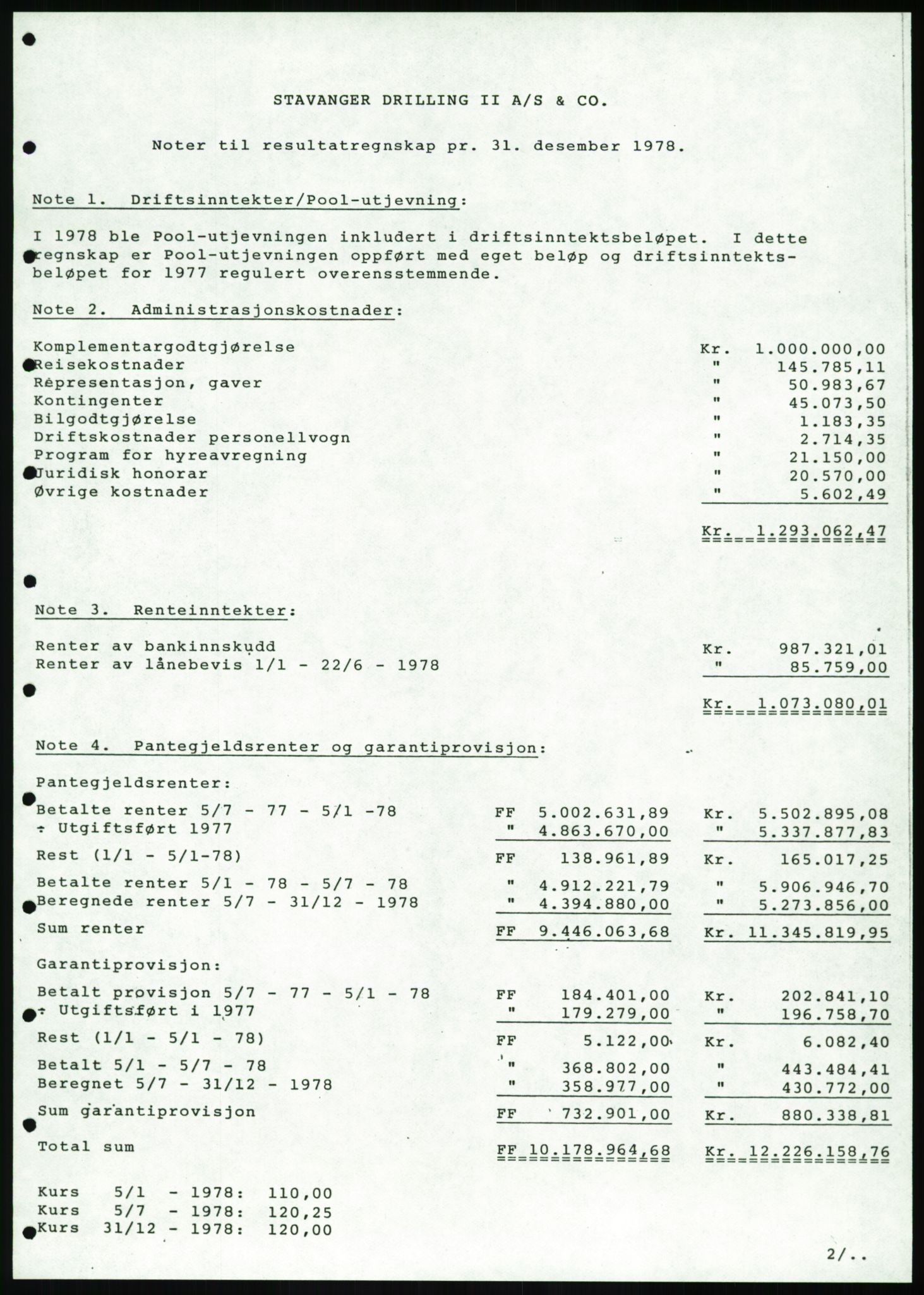 Pa 1503 - Stavanger Drilling AS, SAST/A-101906/D/L0002: Korrespondanse og saksdokumenter, 1974-1980, p. 681