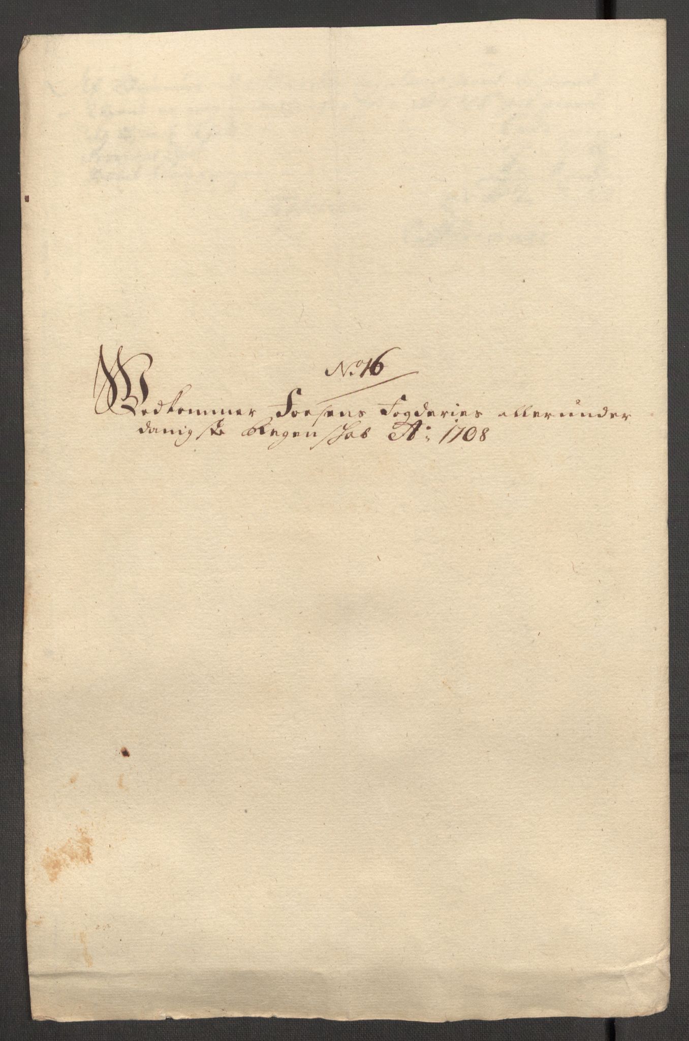 Rentekammeret inntil 1814, Reviderte regnskaper, Fogderegnskap, AV/RA-EA-4092/R57/L3858: Fogderegnskap Fosen, 1708-1709, p. 153