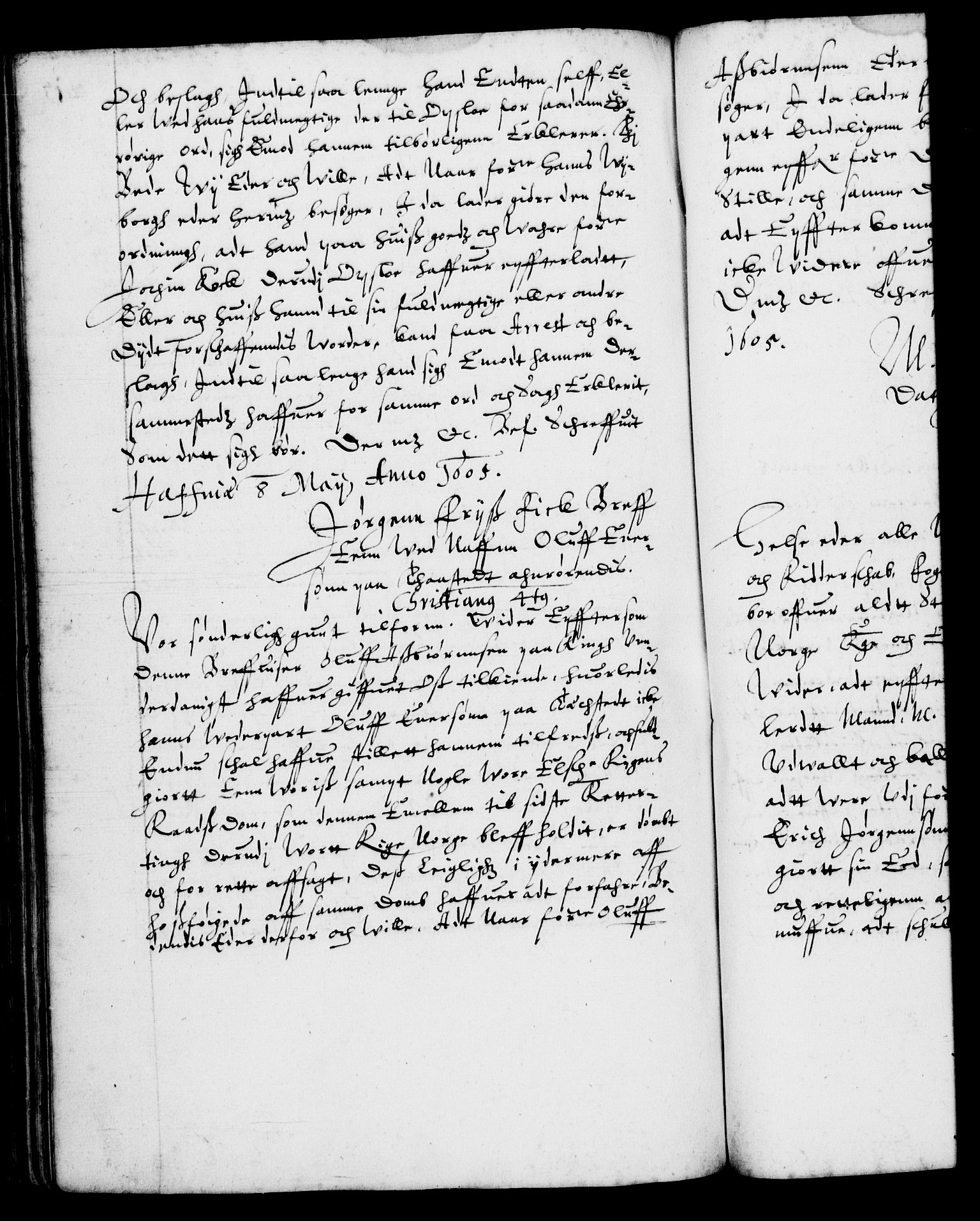 Danske Kanselli 1572-1799, RA/EA-3023/F/Fc/Fca/Fcab/L0003: Norske tegnelser (mikrofilm), 1596-1616, p. 213b