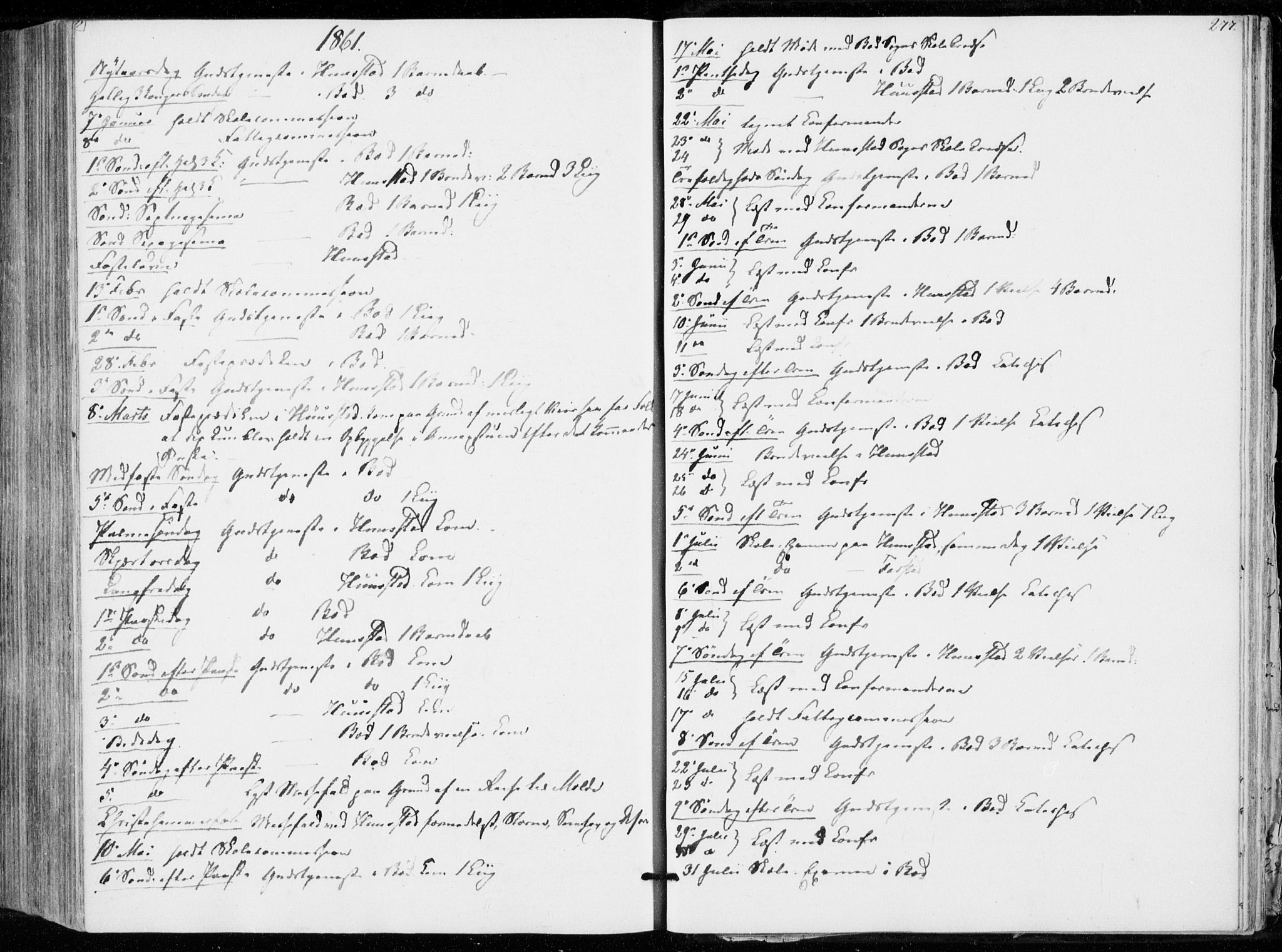 Ministerialprotokoller, klokkerbøker og fødselsregistre - Møre og Romsdal, AV/SAT-A-1454/566/L0767: Parish register (official) no. 566A06, 1852-1868, p. 277