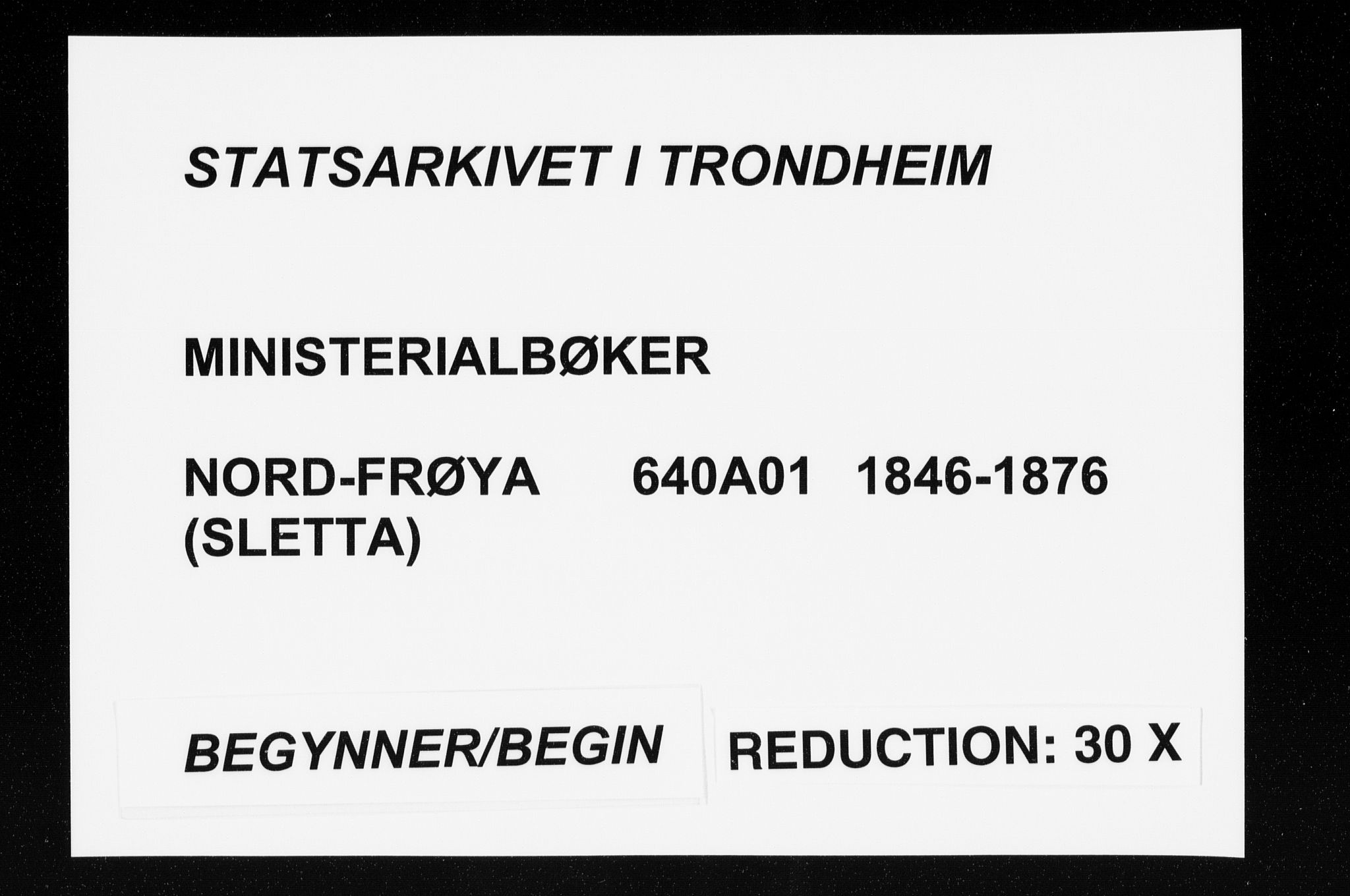 Ministerialprotokoller, klokkerbøker og fødselsregistre - Sør-Trøndelag, AV/SAT-A-1456/640/L0576: Parish register (official) no. 640A01, 1846-1876