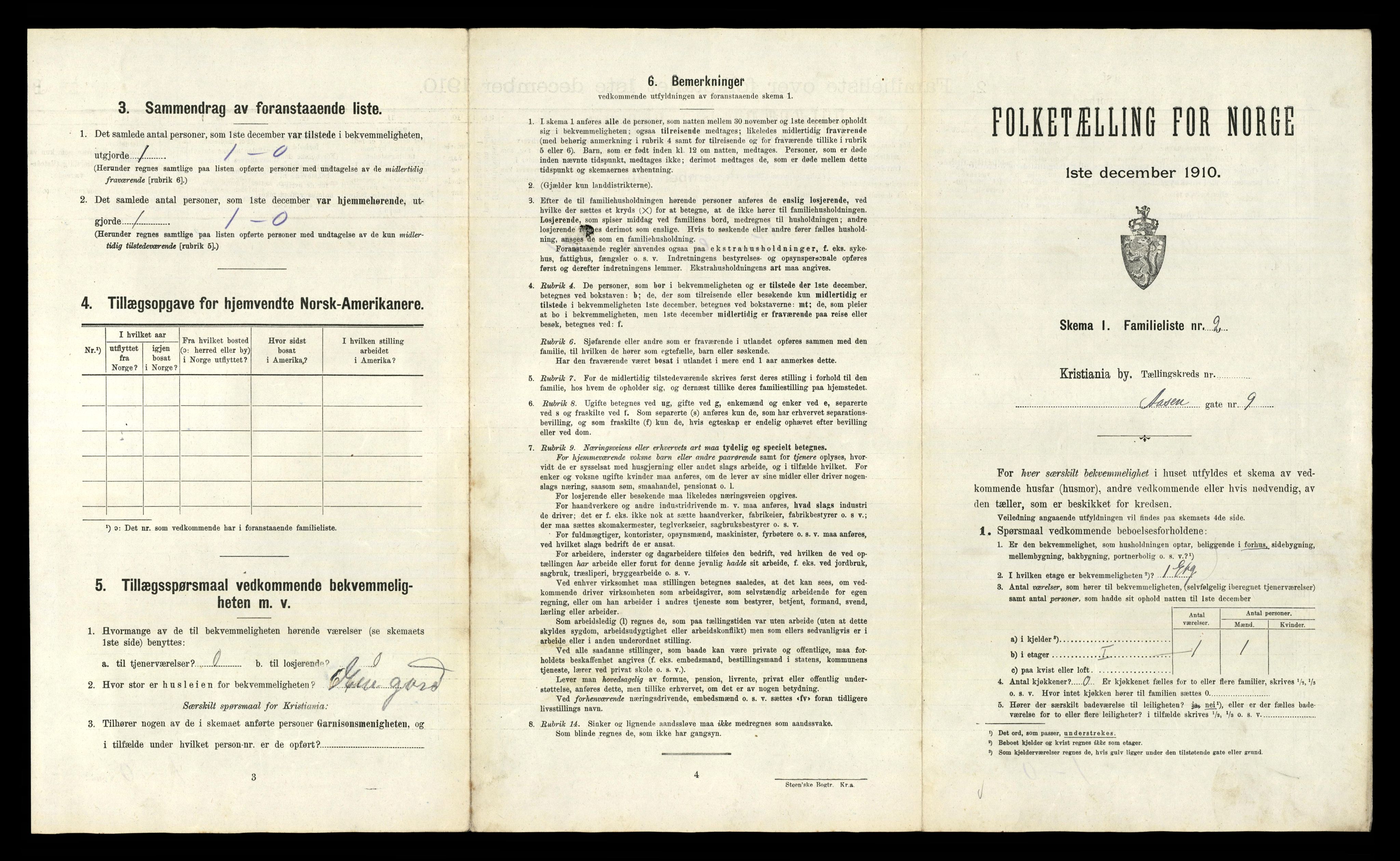 RA, 1910 census for Kristiania, 1910, p. 2029