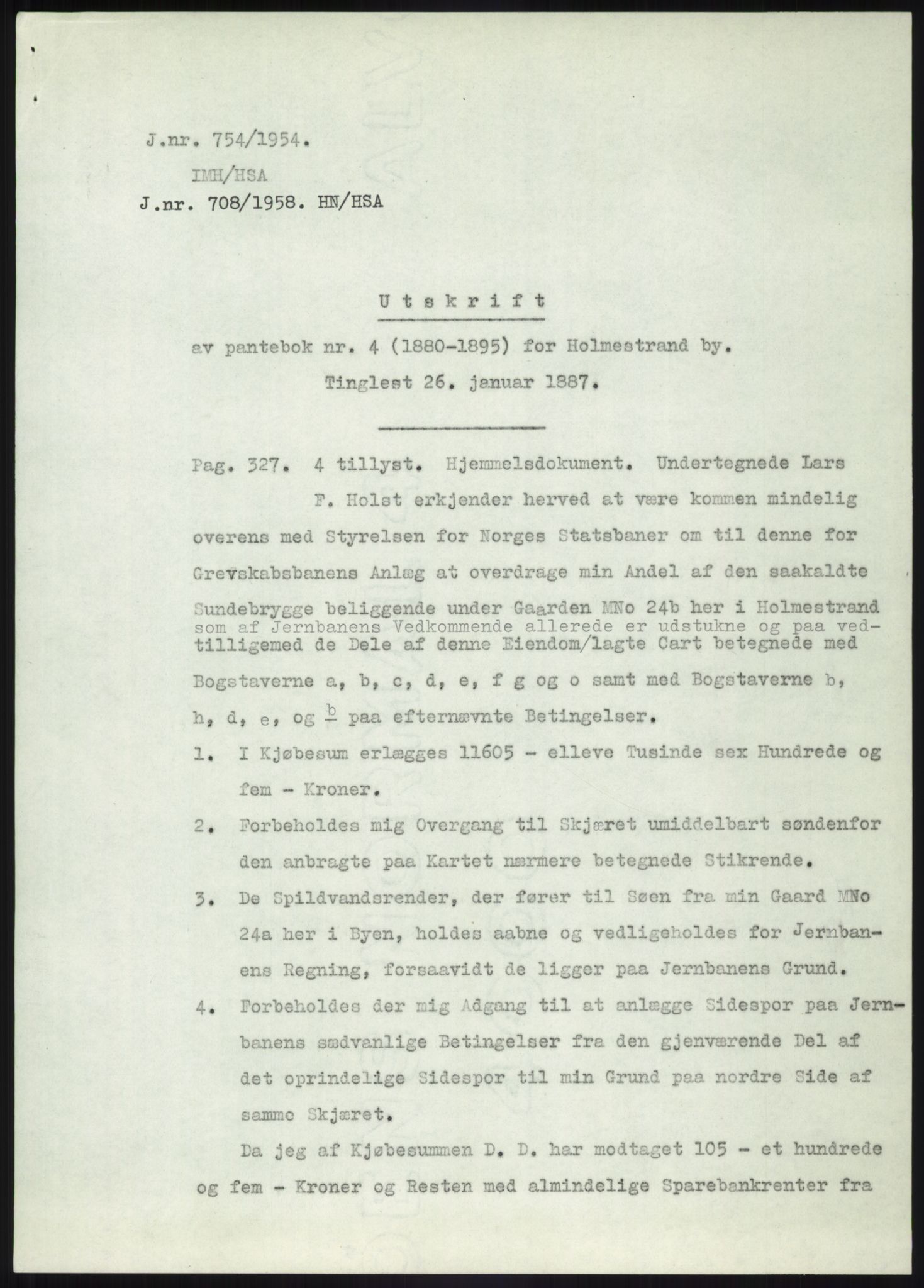 Statsarkivet i Kongsberg, SAKO/A-0001, 1944-1954, p. 377