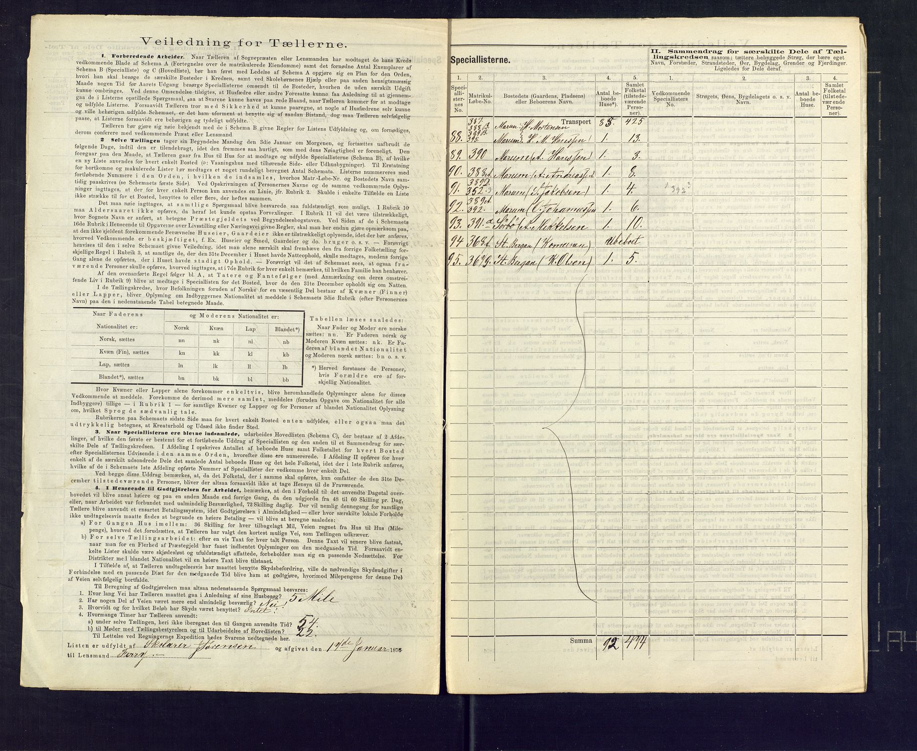 SAKO, 1875 census for 0724L Sandeherred/Sandeherred, 1875, p. 21