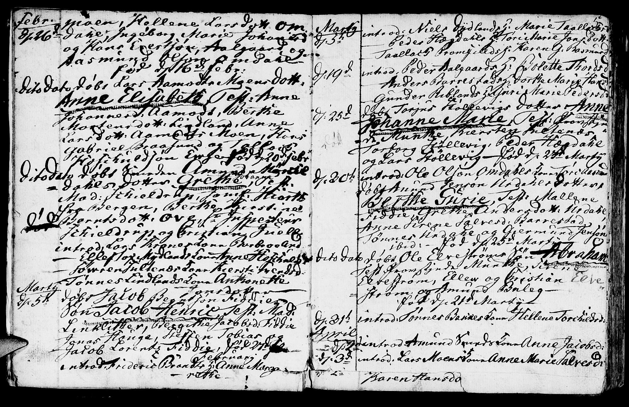 Sokndal sokneprestkontor, AV/SAST-A-101808: Parish register (official) no. A 5, 1806-1826, p. 5