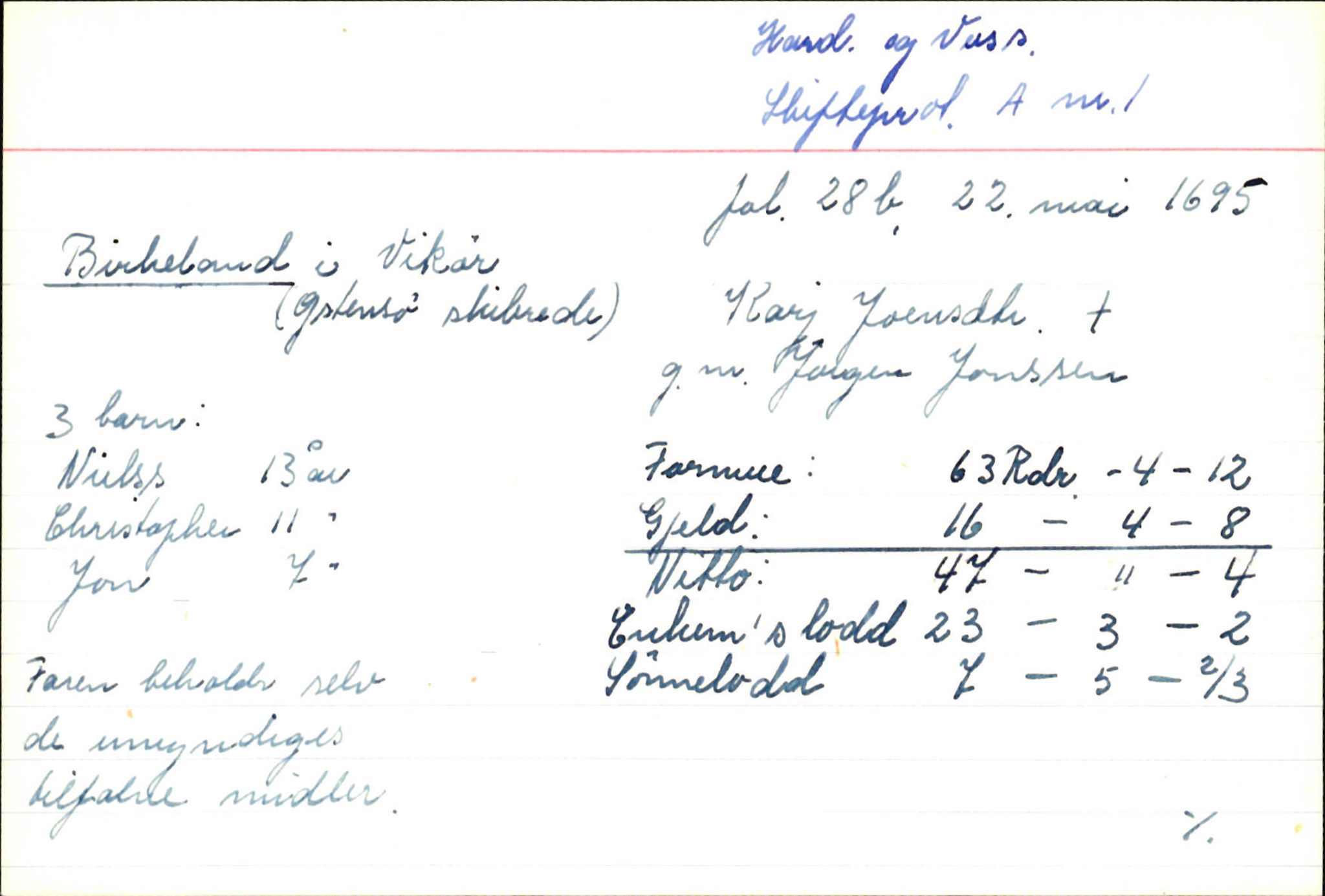 Skiftekort ved Statsarkivet i Bergen, SAB/SKIFTEKORT/002/L0001: Skifteprotokoll nr. 1-3, 1695-1721, p. 565