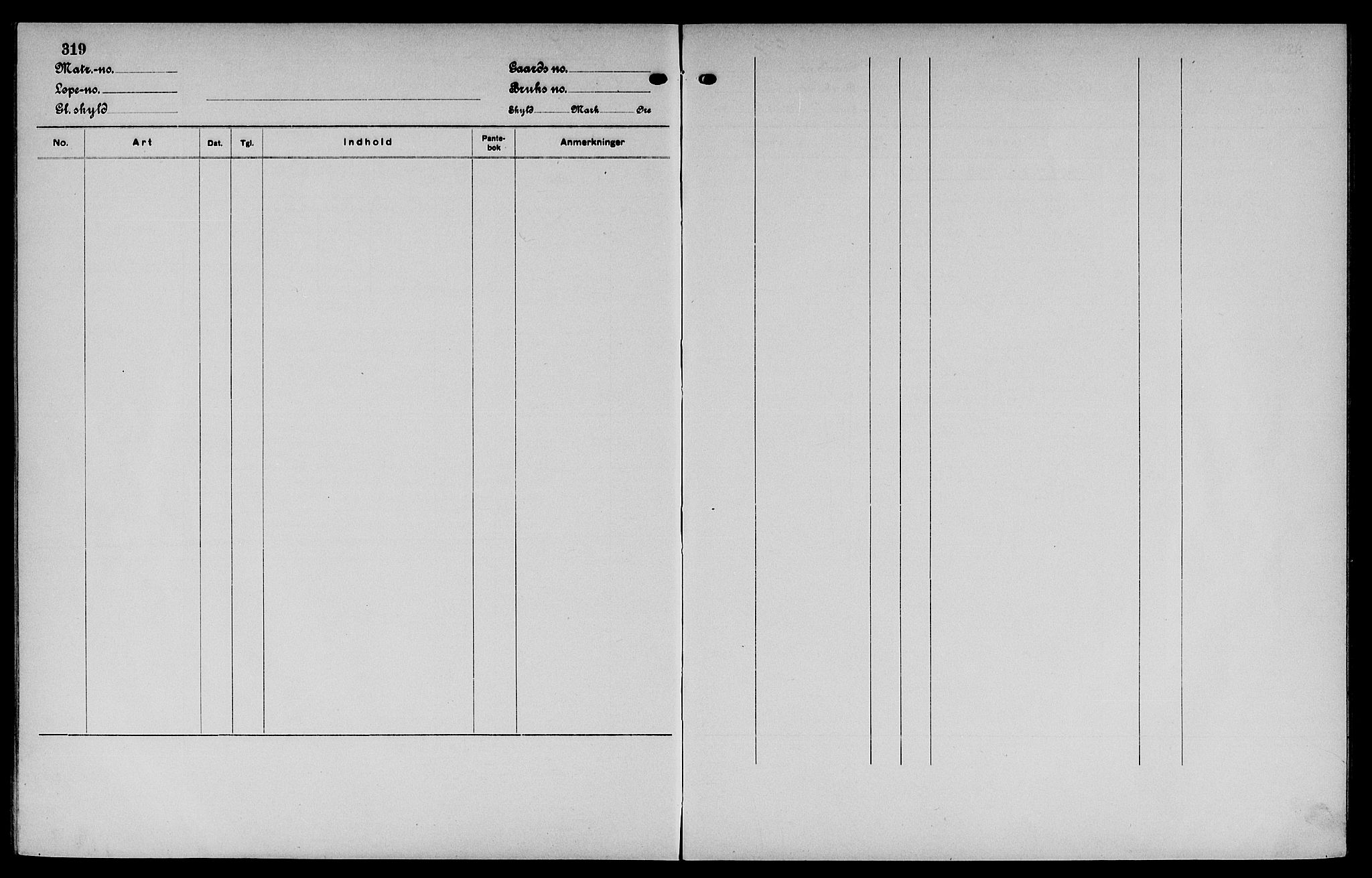 Vinger og Odal sorenskriveri, SAH/TING-022/H/Ha/Hac/Hacc/L0005: Mortgage register no. 3.5, 1923, p. 319