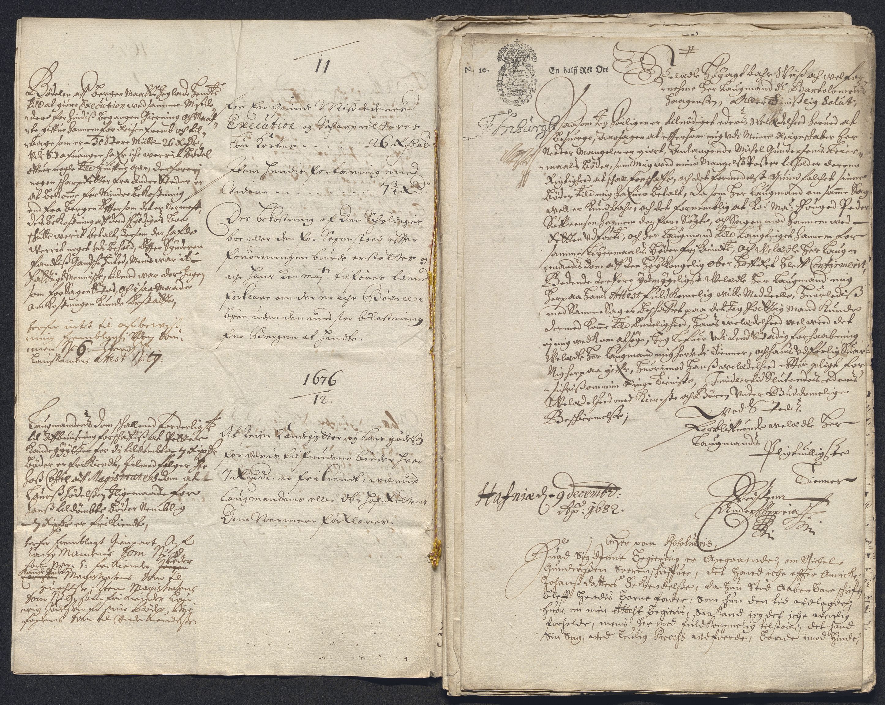 Rentekammeret inntil 1814, Reviderte regnskaper, Byregnskaper, AV/RA-EA-4066/R/Ro/L0316: [O14] Sikt og sakefall, 1662-1693, p. 212