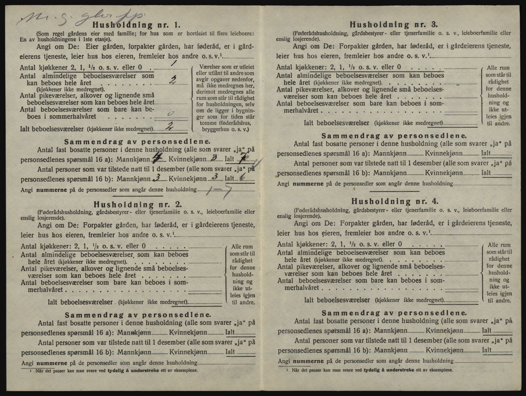 SAO, 1920 census for Aremark, 1920, p. 556