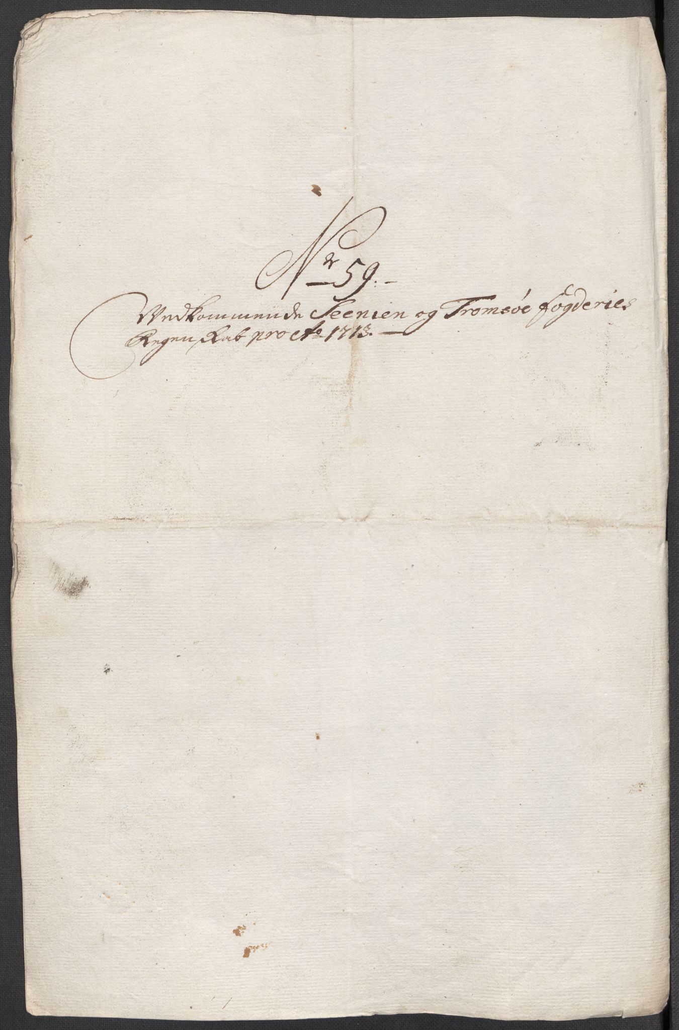 Rentekammeret inntil 1814, Reviderte regnskaper, Fogderegnskap, AV/RA-EA-4092/R68/L4761: Fogderegnskap Senja og Troms, 1715, p. 275