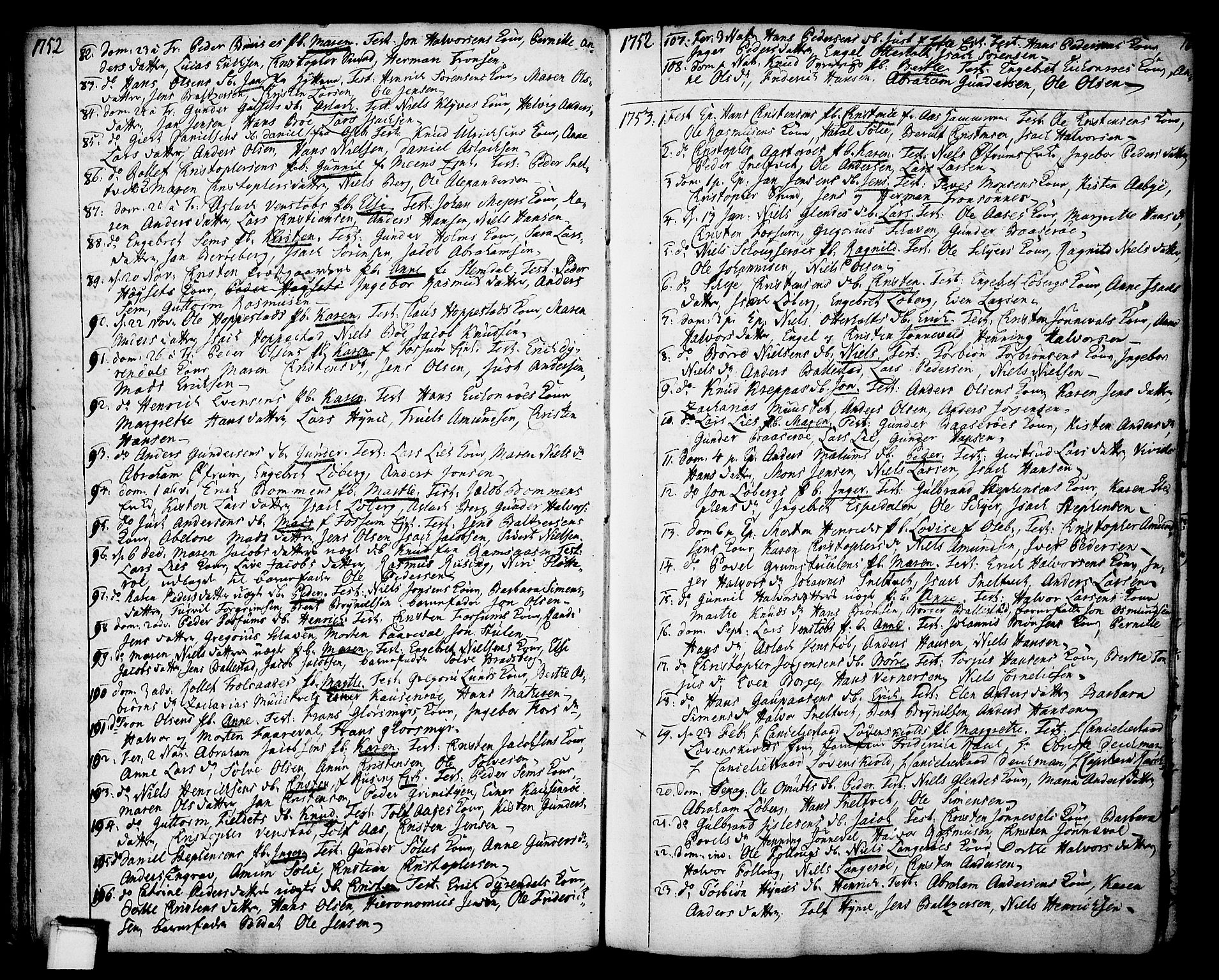Gjerpen kirkebøker, SAKO/A-265/F/Fa/L0002: Parish register (official) no. I 2, 1747-1795, p. 16