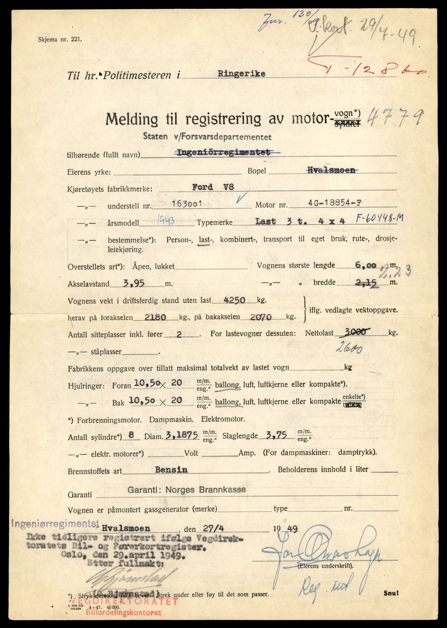 Møre og Romsdal vegkontor - Ålesund trafikkstasjon, AV/SAT-A-4099/F/Fe/L0036: Registreringskort for kjøretøy T 12831 - T 13030, 1927-1998, p. 561