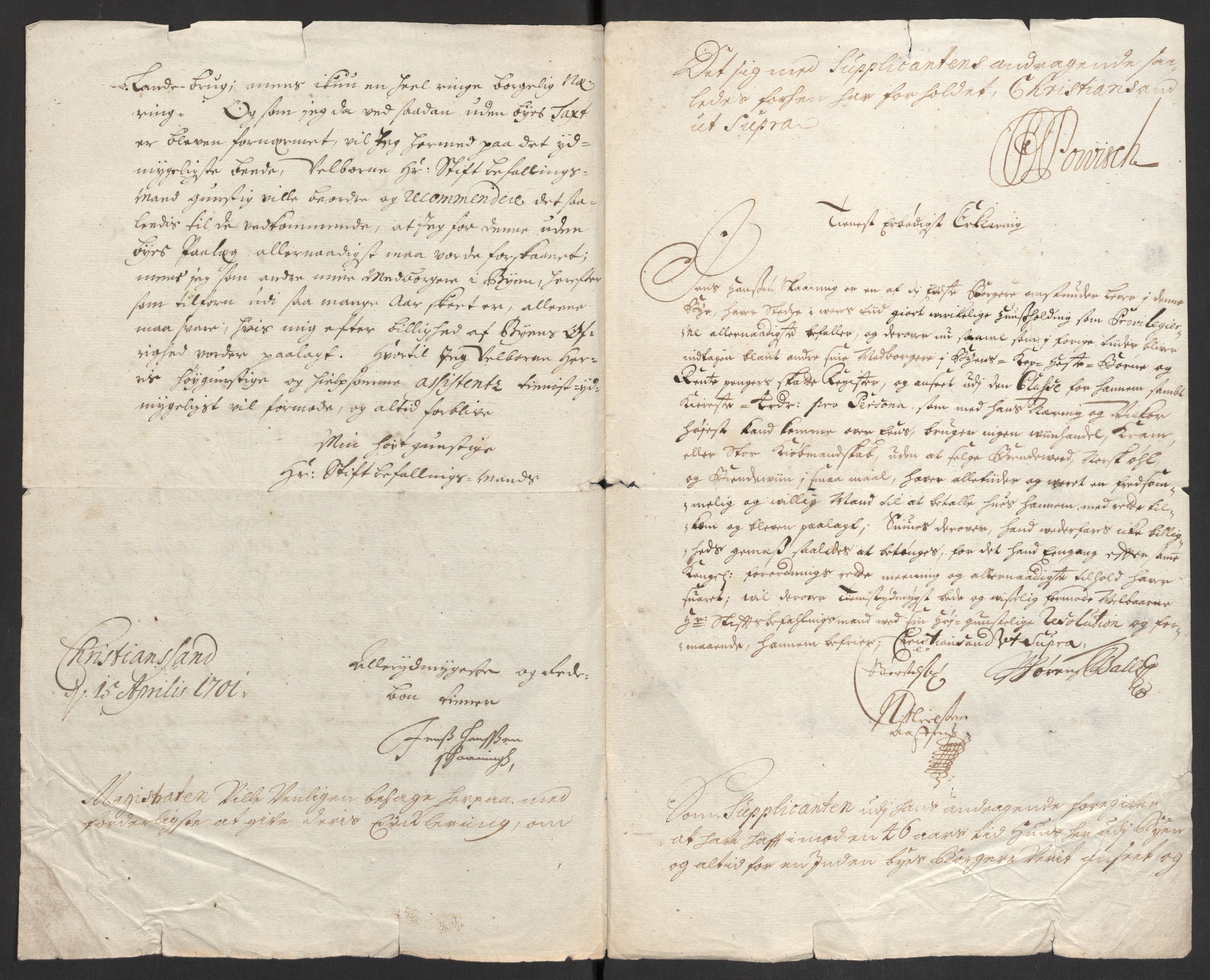 Rentekammeret inntil 1814, Reviderte regnskaper, Fogderegnskap, AV/RA-EA-4092/R43/L2548: Fogderegnskap Lista og Mandal, 1700, p. 275