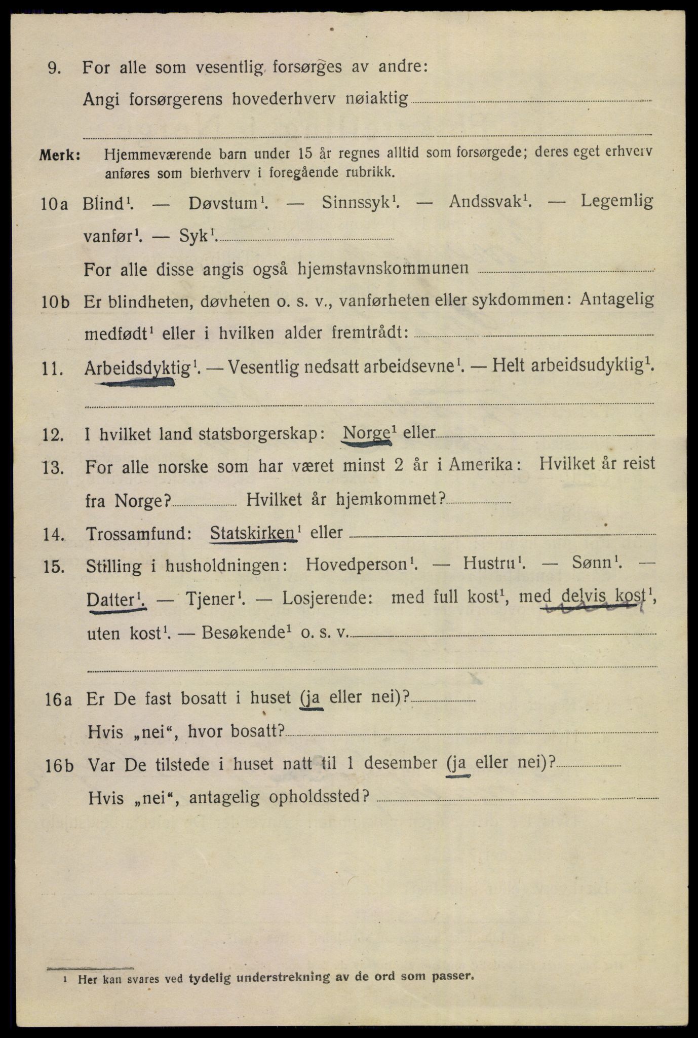 SAKO, 1920 census for Kongsberg, 1920, p. 6781