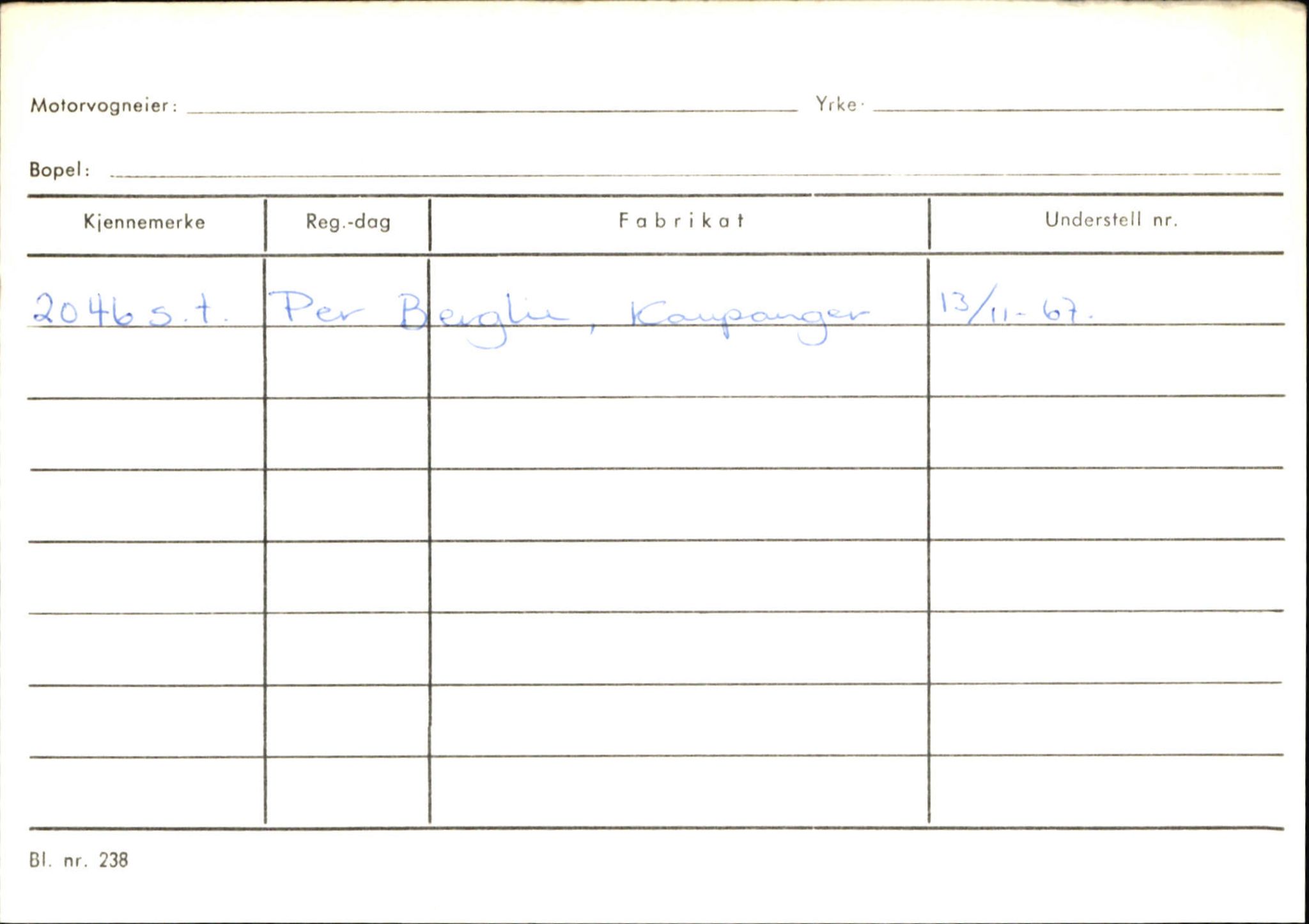 Statens vegvesen, Sogn og Fjordane vegkontor, AV/SAB-A-5301/4/F/L0126: Eigarregister Fjaler M-Å. Leikanger A-Å, 1945-1975, p. 1875