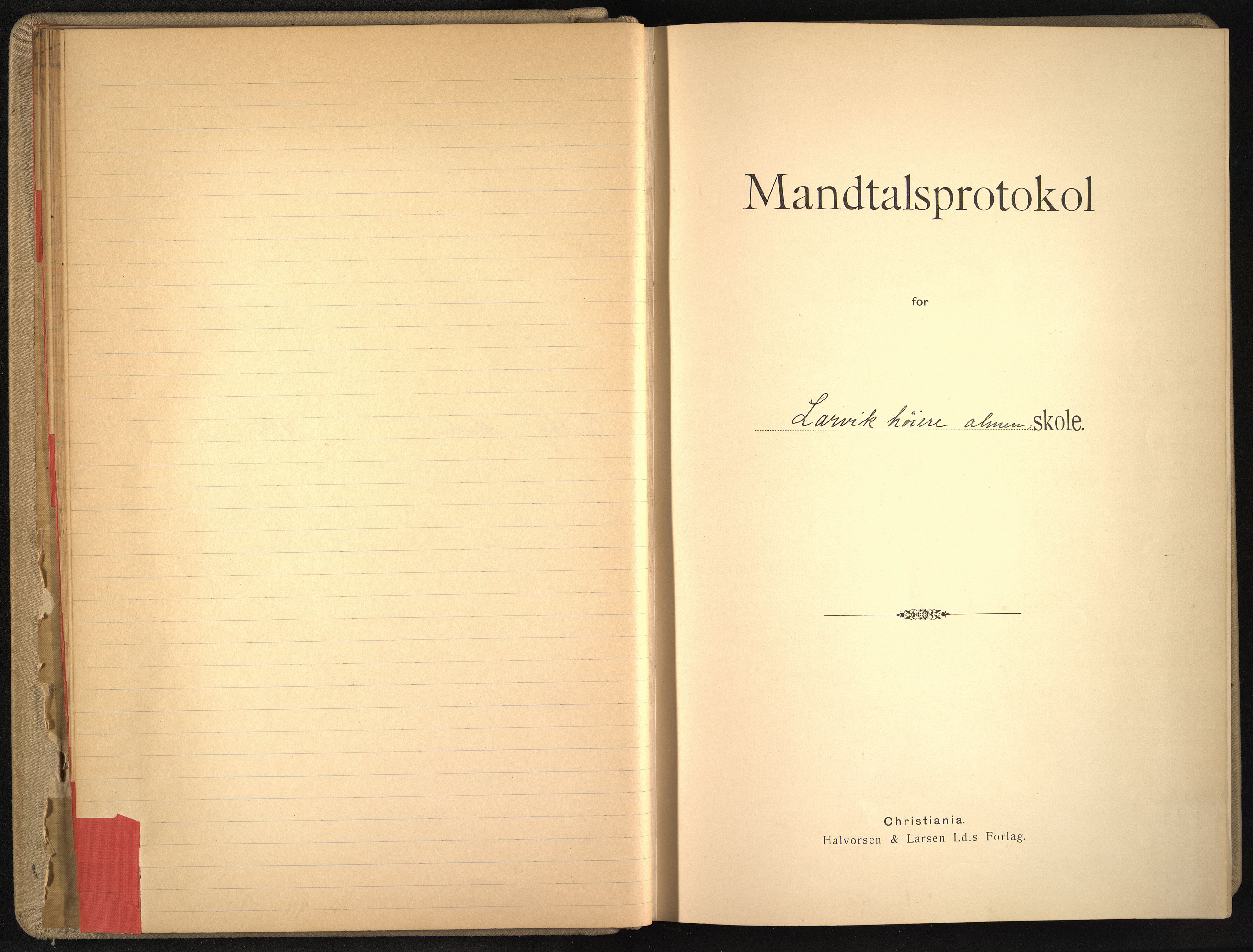 Vestfold fylkeskommune. Thor Heyerdahl videregående skole før 2004, VEMU/A-1120/G/L0009: Manntallsprotokoll med karakterer i orden og oppførsel, 1916-1921, p. 28