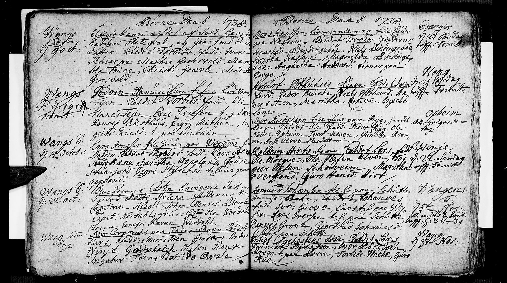 Voss sokneprestembete, AV/SAB-A-79001/H/Haa: Parish register (official) no. A 5, 1736-1743, p. 56