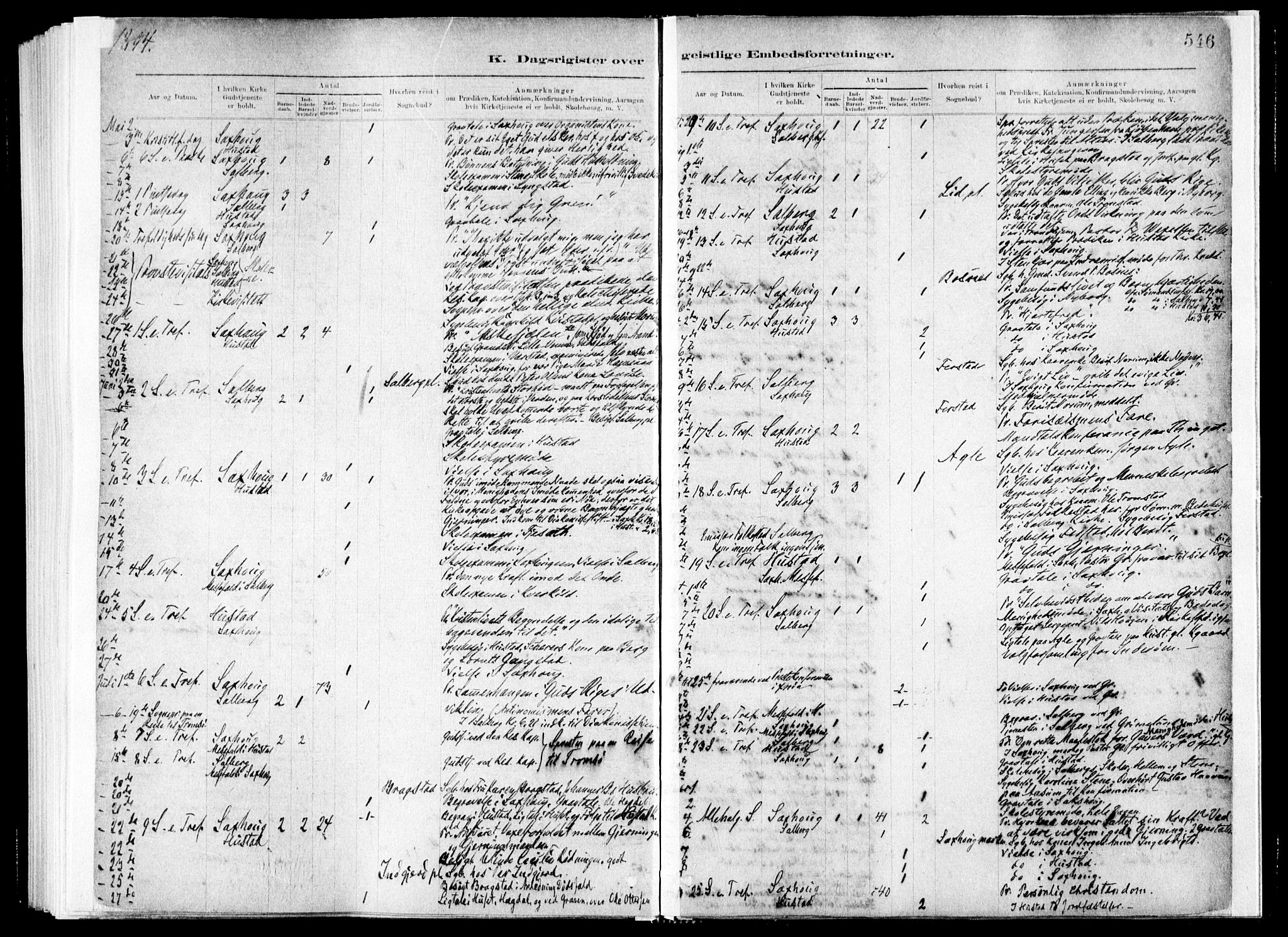Ministerialprotokoller, klokkerbøker og fødselsregistre - Nord-Trøndelag, SAT/A-1458/730/L0285: Parish register (official) no. 730A10, 1879-1914, p. 546