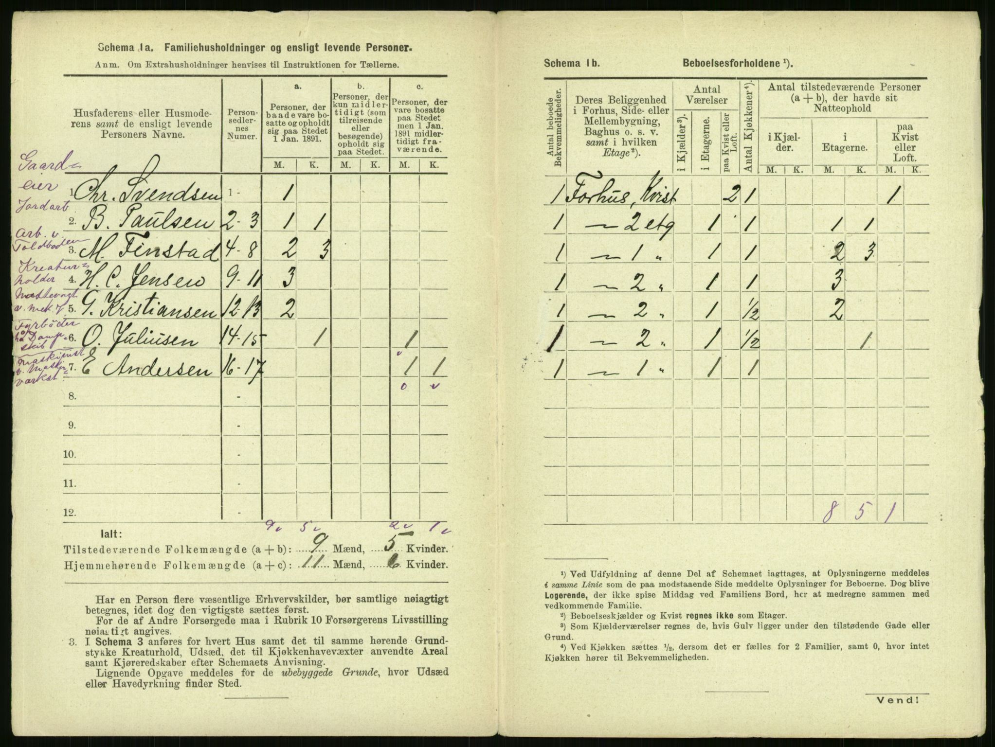 RA, 1891 census for 0301 Kristiania, 1891, p. 161978