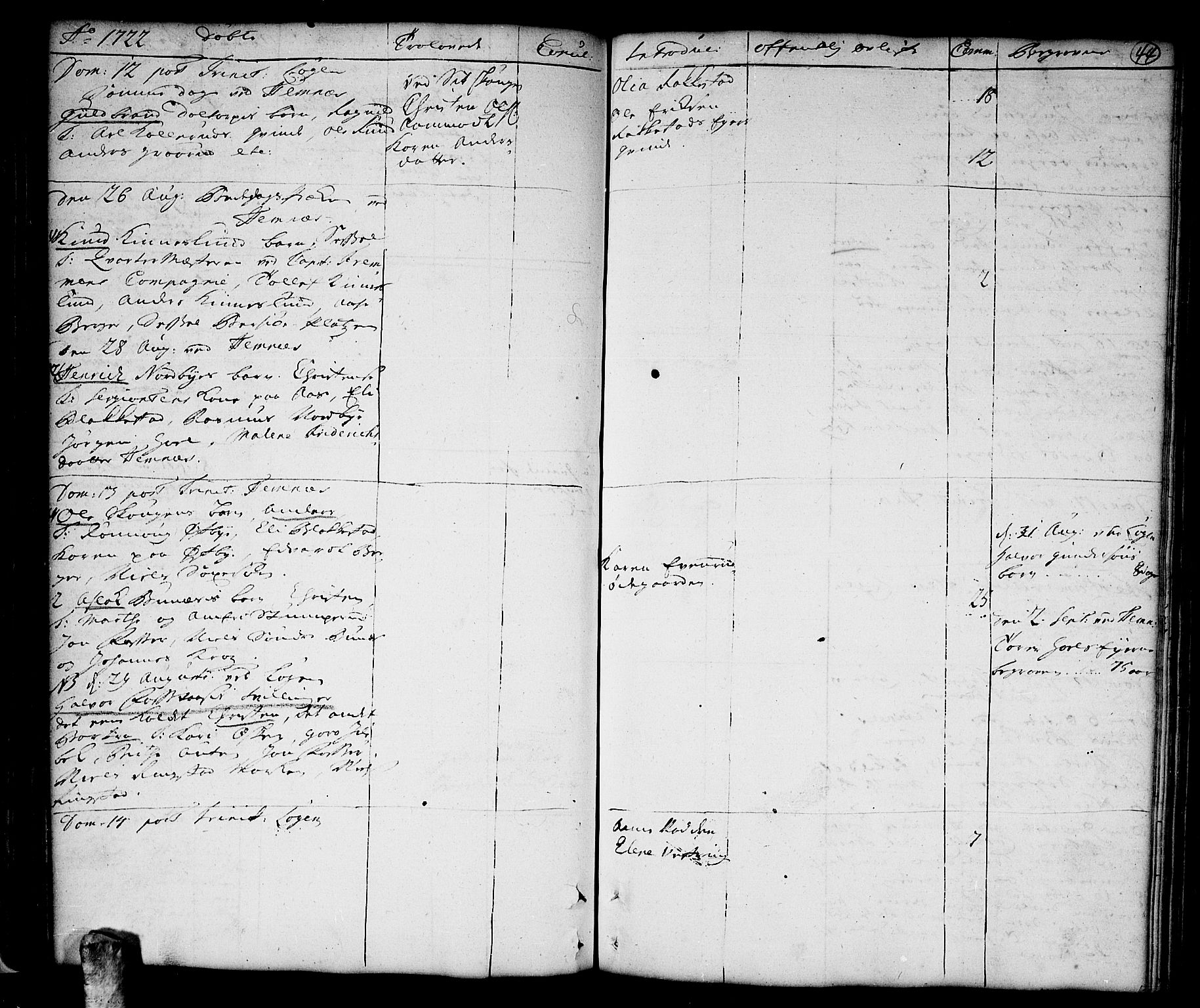 Høland prestekontor Kirkebøker, AV/SAO-A-10346a/F/Fa/L0001: Parish register (official) no. I 1, 1719-1727, p. 44