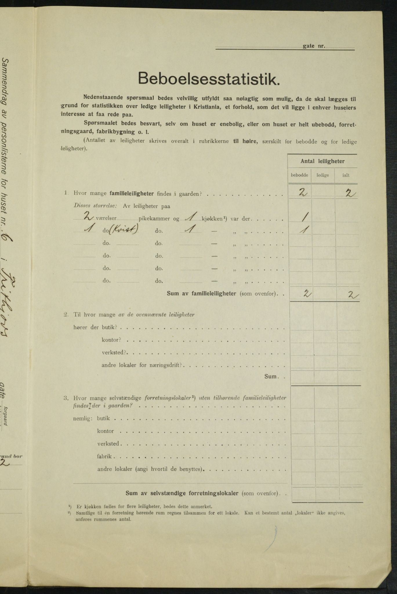 OBA, Municipal Census 1915 for Kristiania, 1915, p. 26435