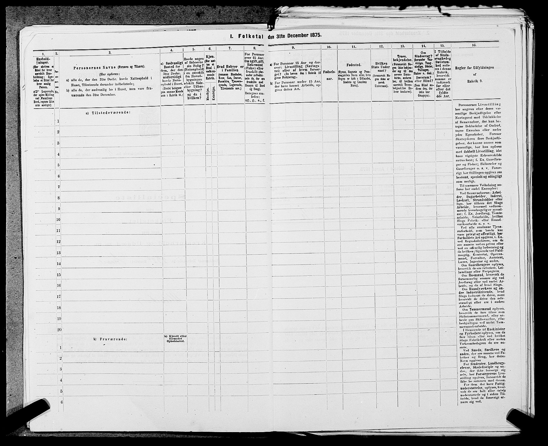 SAST, 1875 census for 1116L Eigersund/Eigersund og Ogna, 1875, p. 408