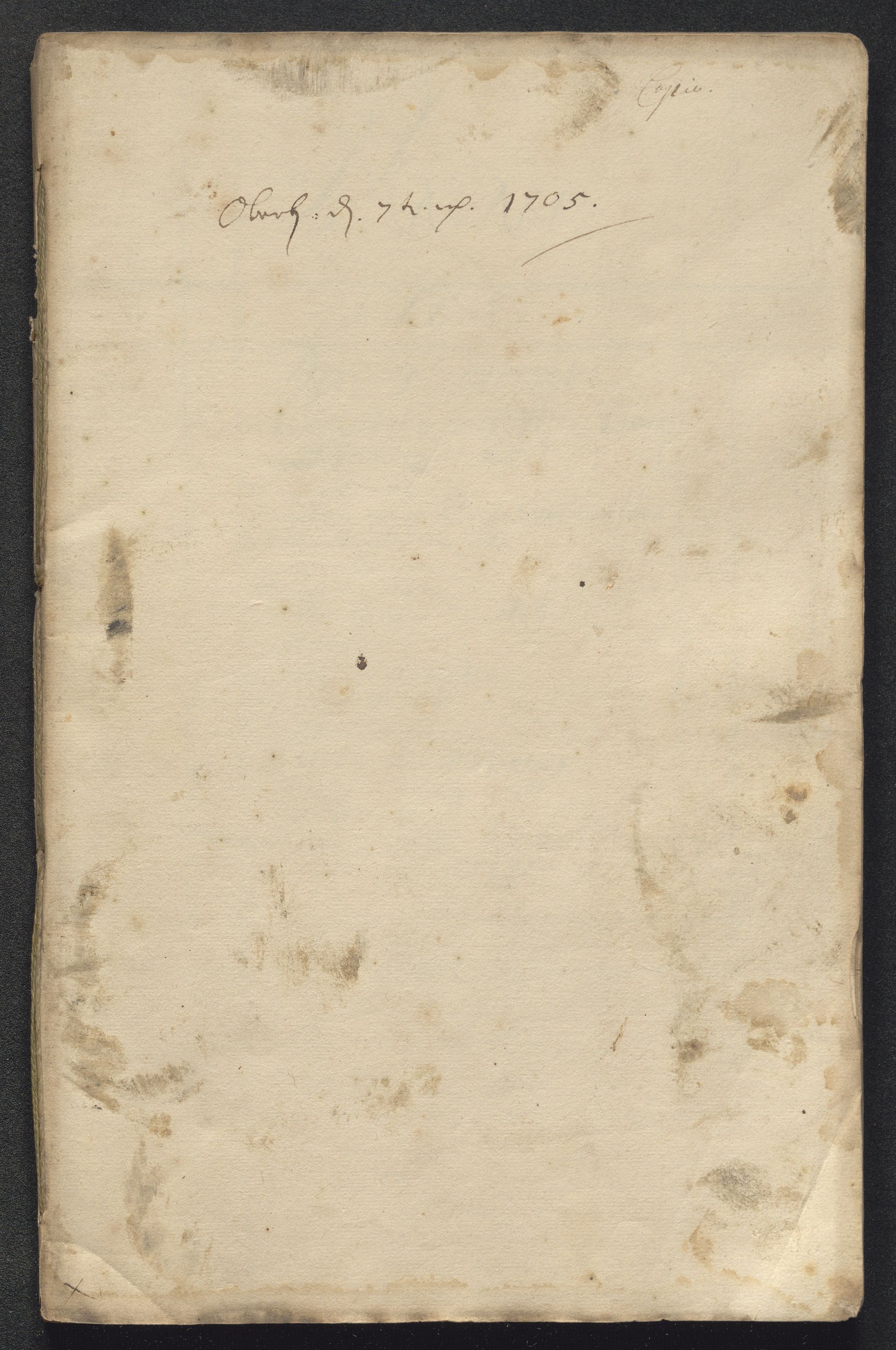 Kongsberg Sølvverk 1623-1816, AV/SAKO-EA-3135/001/D/Dc/Dcd/L0088: Utgiftsregnskap for gruver m.m. , 1705, p. 243