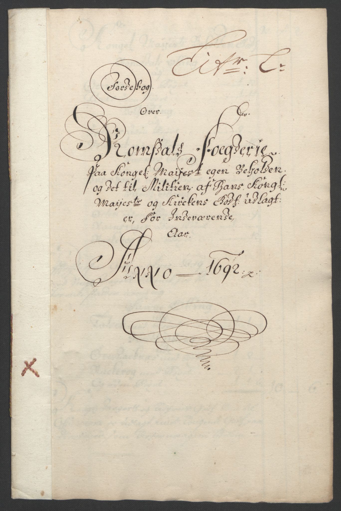 Rentekammeret inntil 1814, Reviderte regnskaper, Fogderegnskap, RA/EA-4092/R55/L3650: Fogderegnskap Romsdal, 1692, p. 136