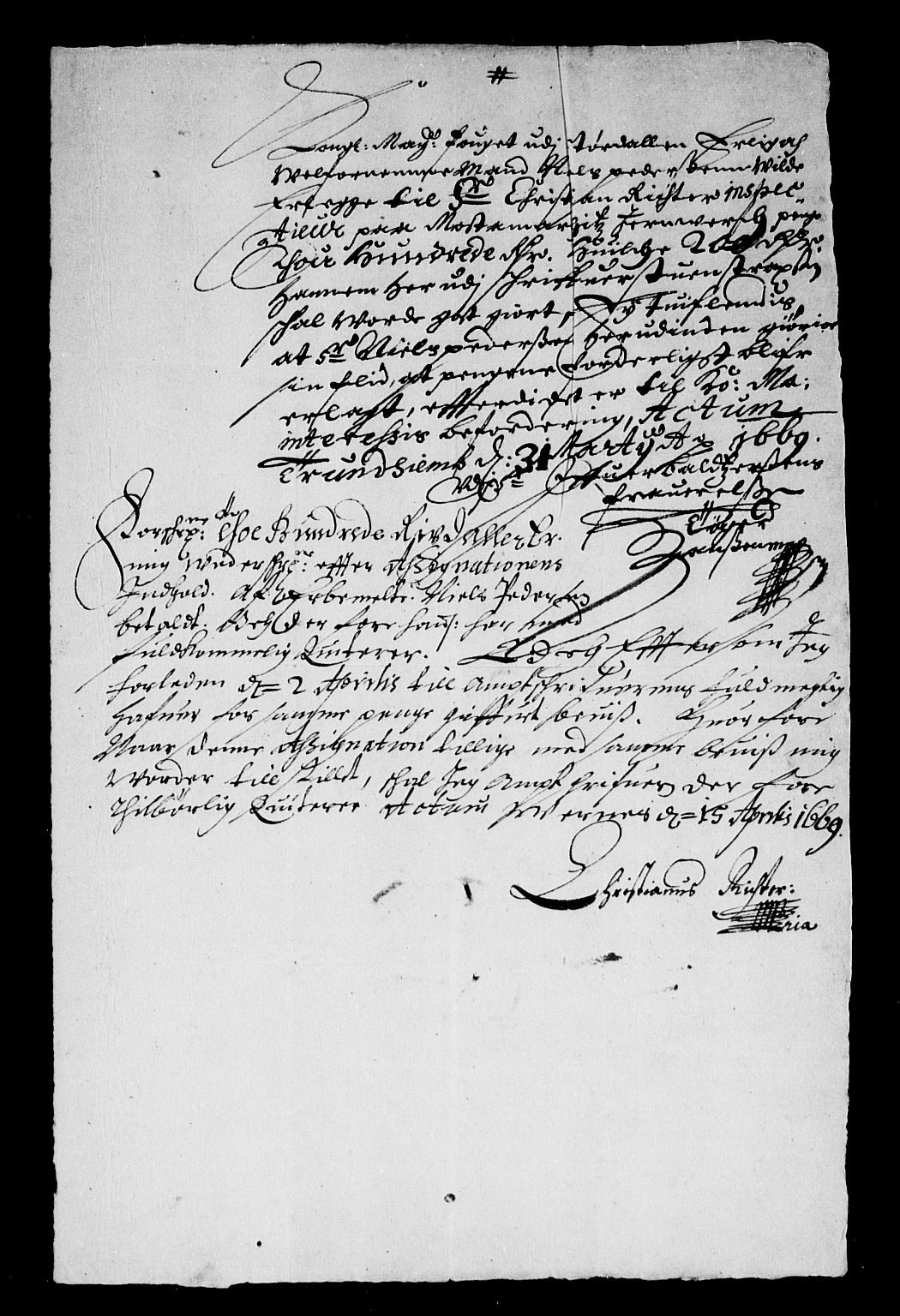 Rentekammeret inntil 1814, Reviderte regnskaper, Stiftamtstueregnskaper, Trondheim stiftamt og Nordland amt, AV/RA-EA-6044/R/Rd/L0028: Trondheim stiftamt, 1667-1669